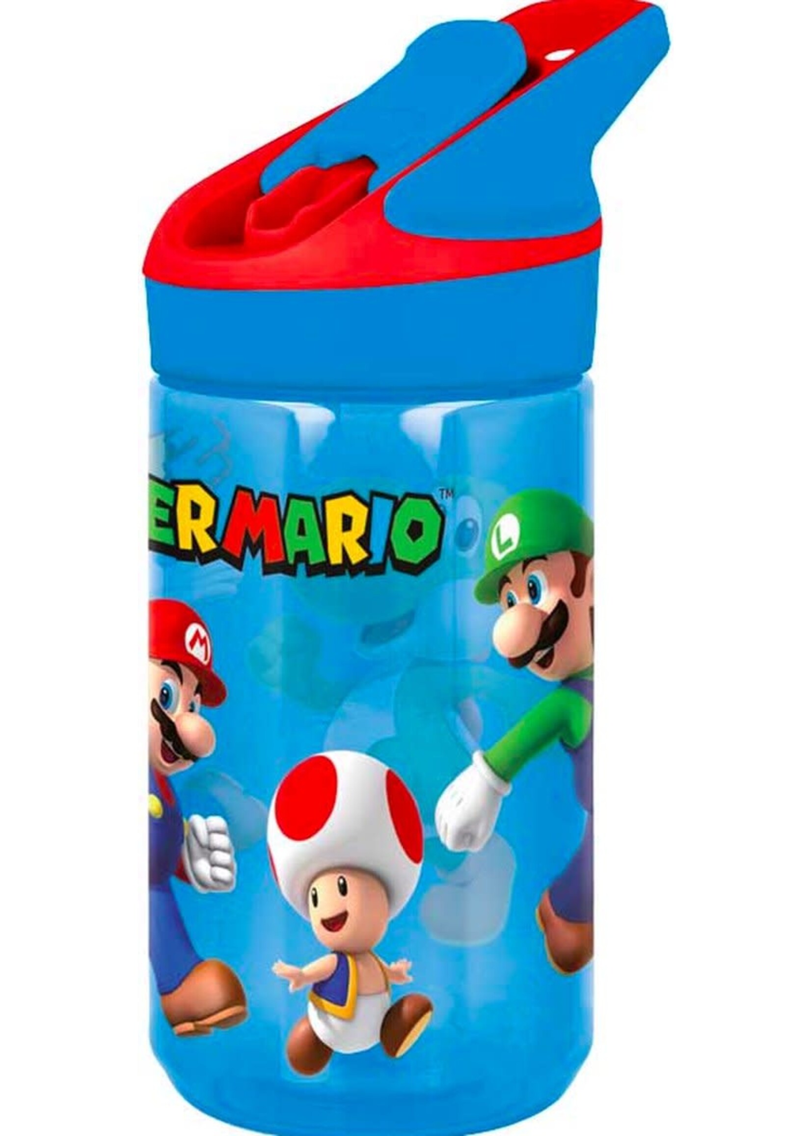 Super Mario Super Mario: Waterfles Tritan Premium, 480ml