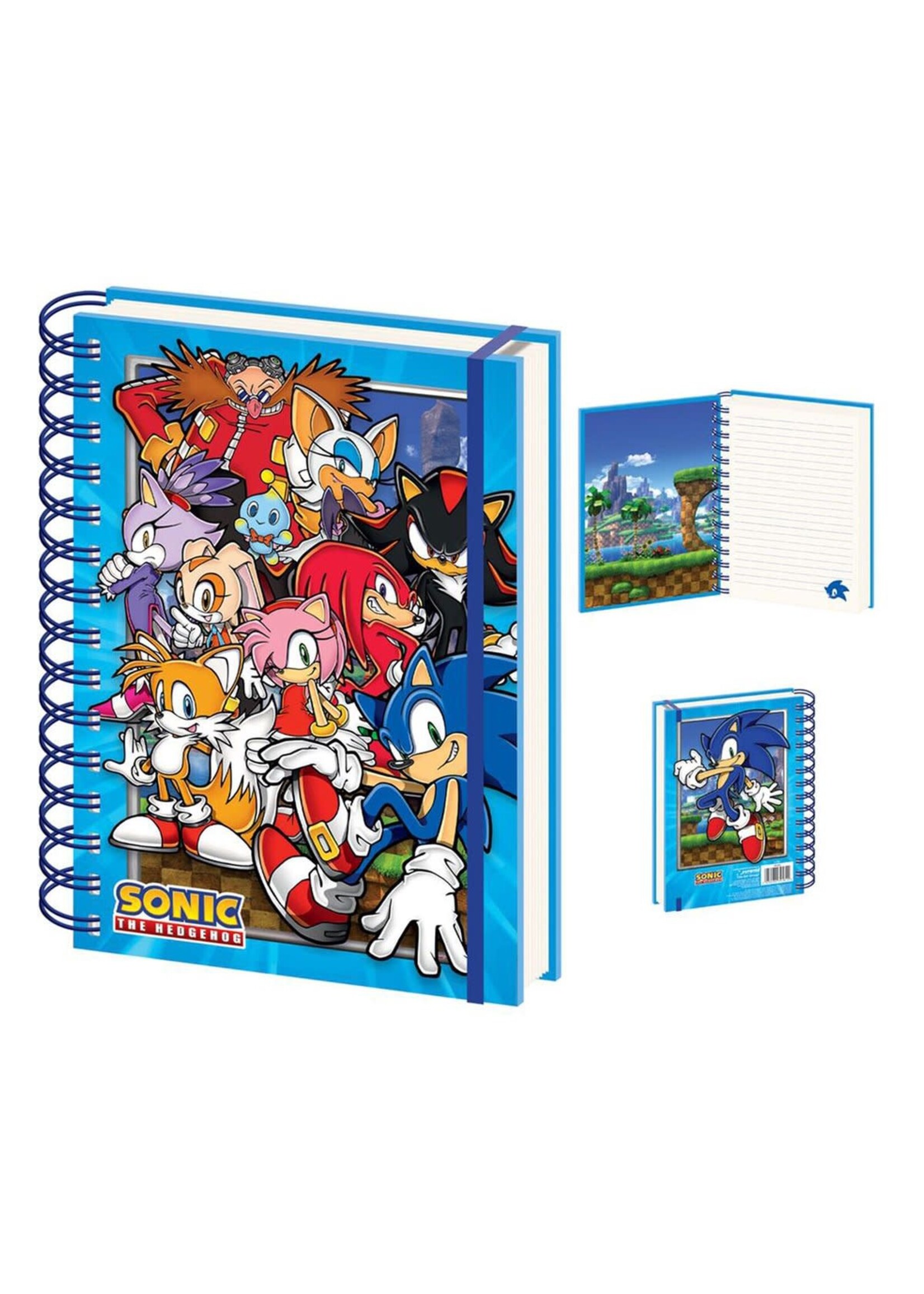 Sonic Sonic The Hedgehog Green Hill Zone Gang - A5 Notitieboek