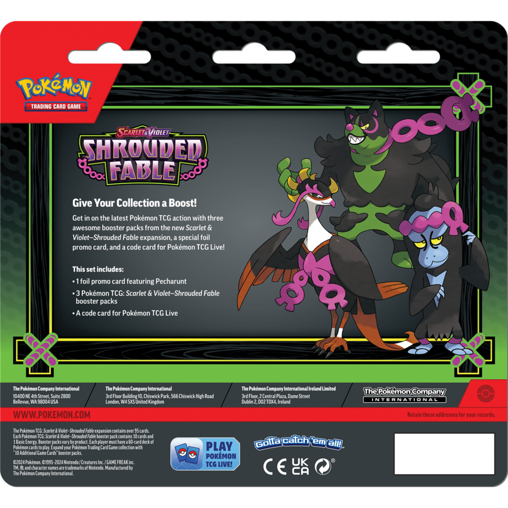 pokemon POKEMON TCG SV06.5 Shrouded Fable 3BB