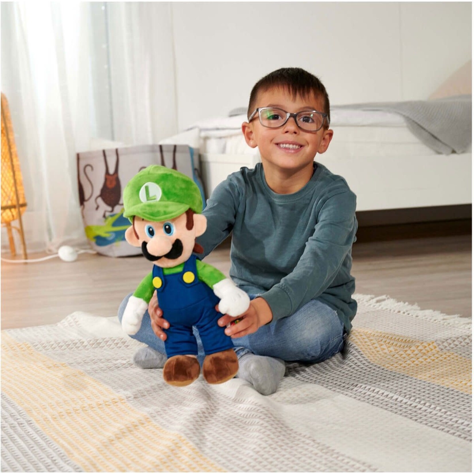 Super Mario Knuffel Luigi 30 cm