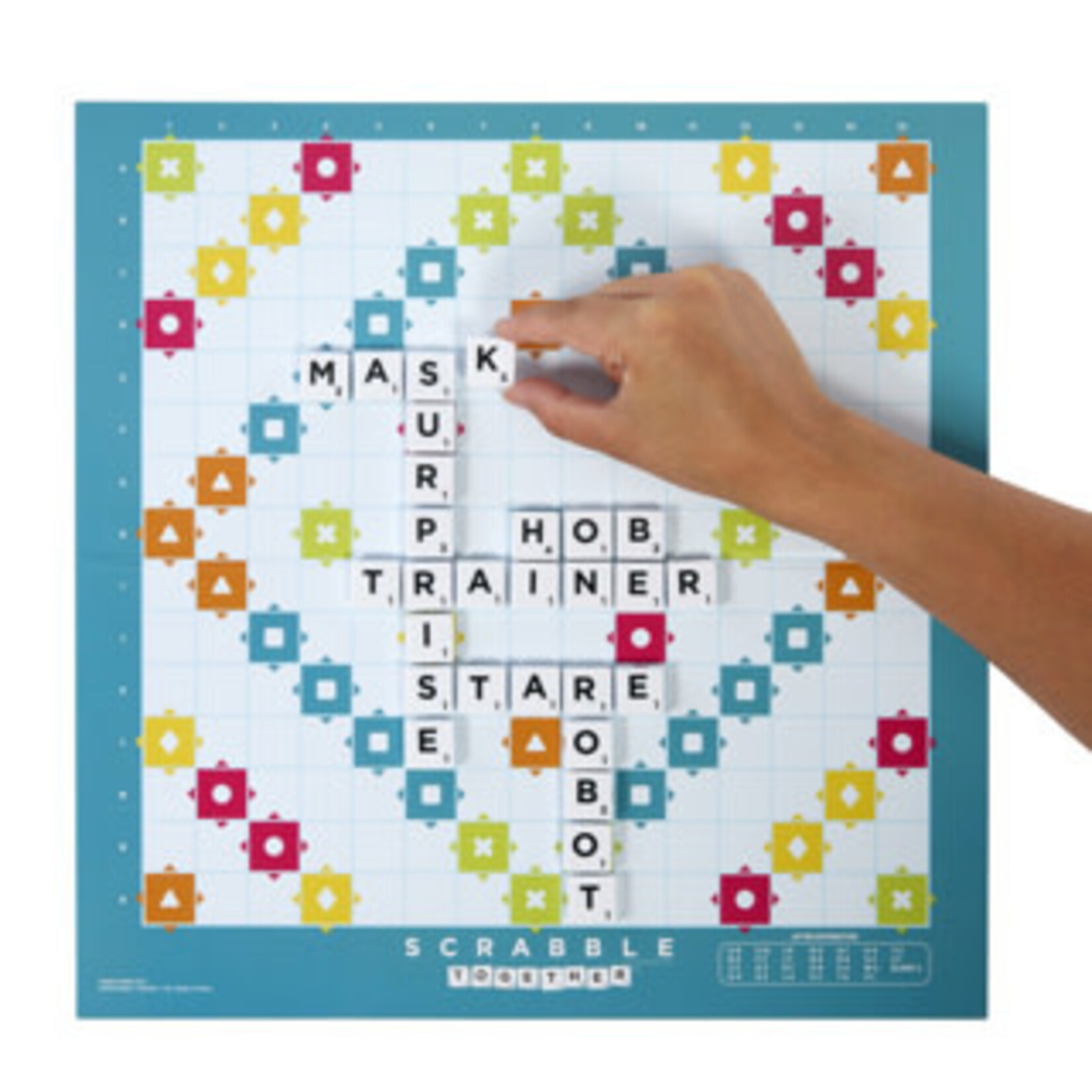 mattel SCRABBLE ORIGINAL BORDSPEL- TWEE SPELLEN IN 1