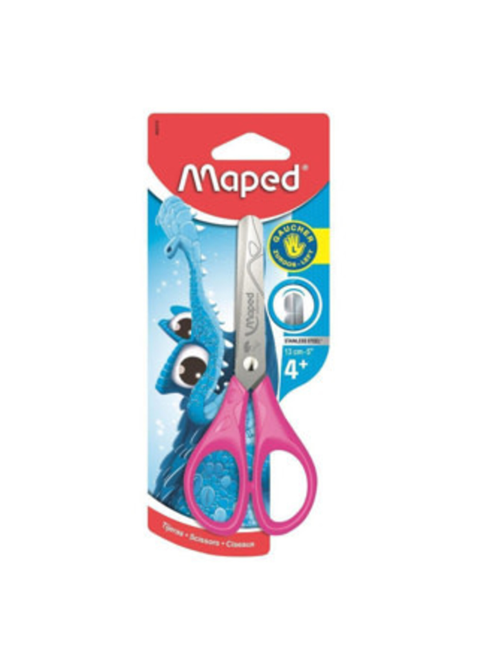 Maped Schaar Maped Ronde Punt Links 3 Assorti