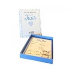 VIB BOX MET 12 VIB® BABY MOMENTS CARDS 'MIJN EERSTE JAAR' BOY