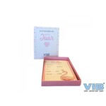 VIB BOX MET 12 VIB® BABY MOMENTS CARDS 'MIJN EERSTE JAAR' GIRL