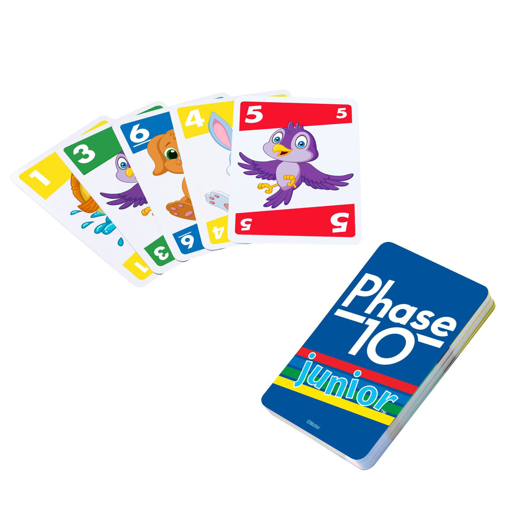 mattel Spel Phase 10 Junior - Kaartspel