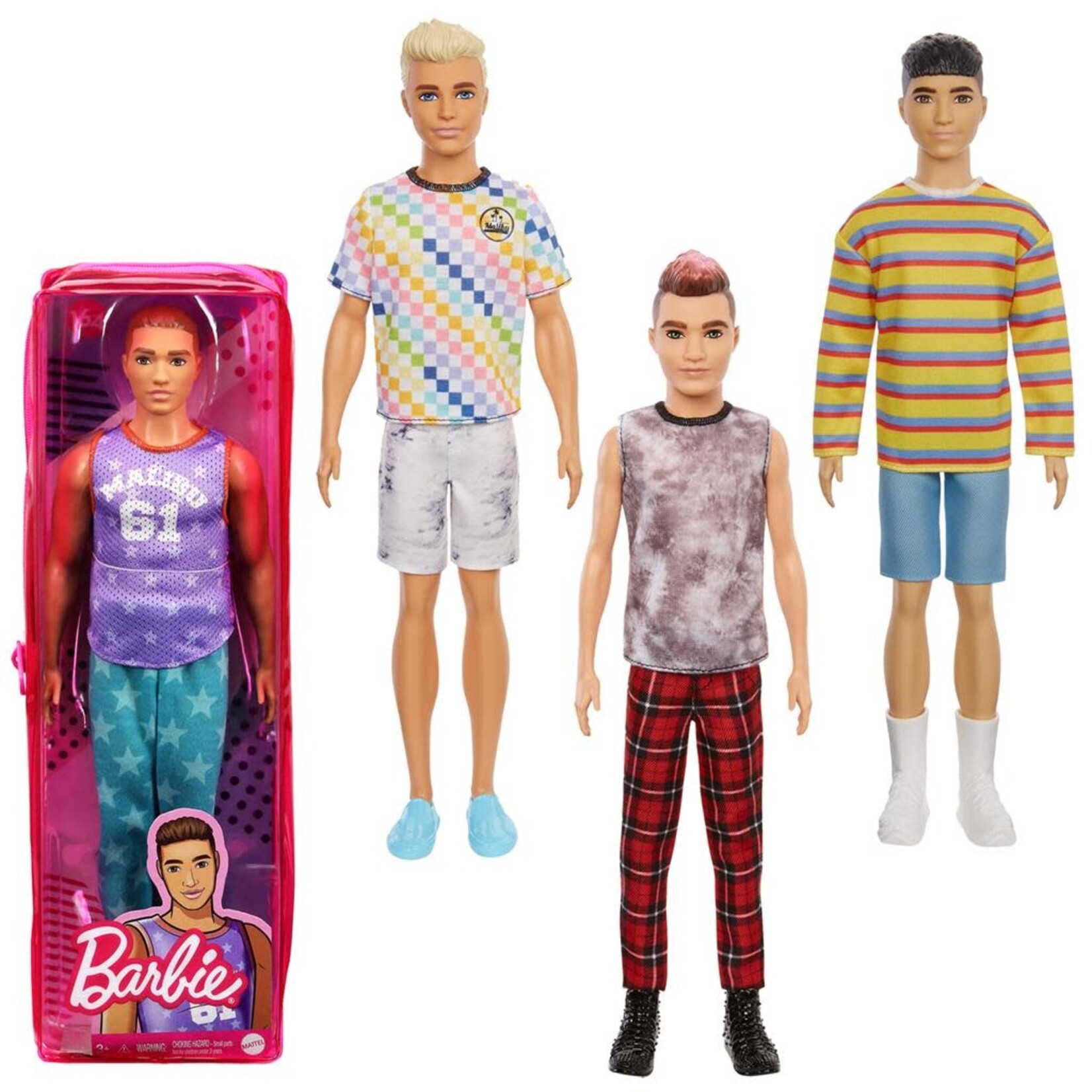 Barbie BARBIE KEN FASHIONISTA DOLL ASSORTED