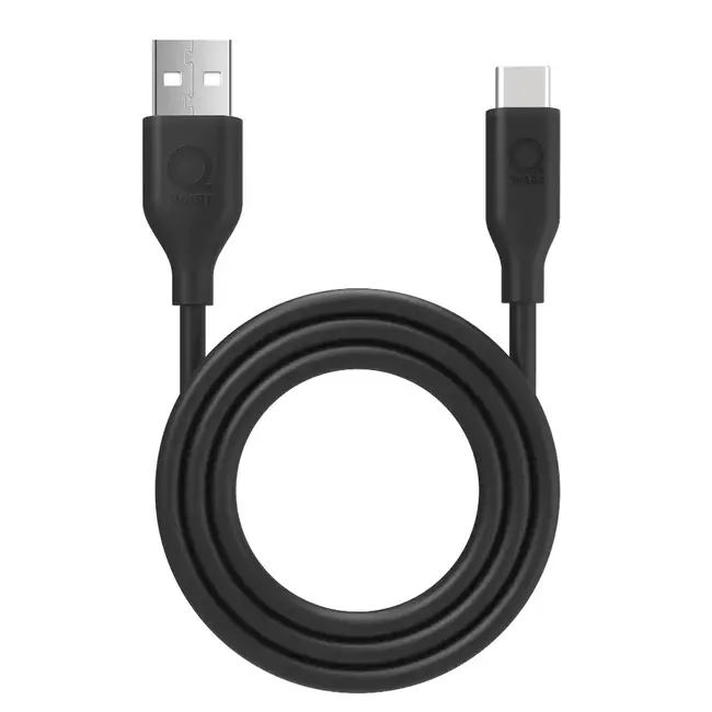 Qware Qware USB-A cable to USB-C - black