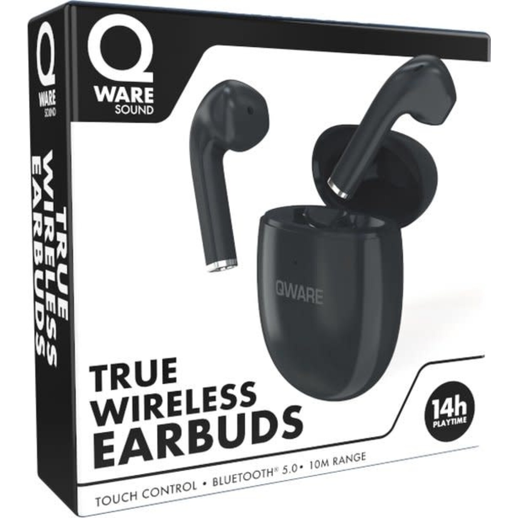 Qware Qware Sound True draadloze oordopjes - zwart