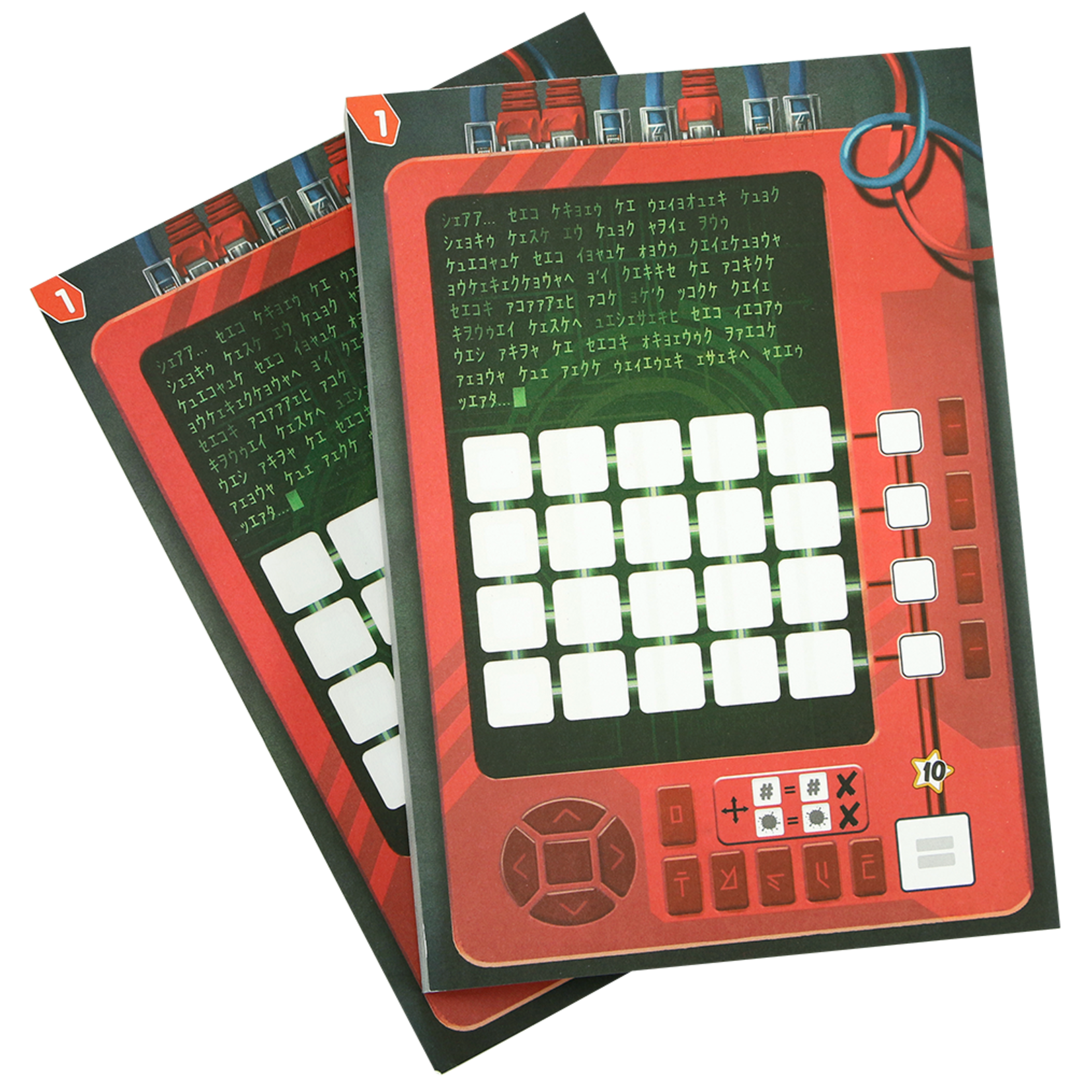 999 Games SPEL Pick a Pen Hackers Scoreblokken