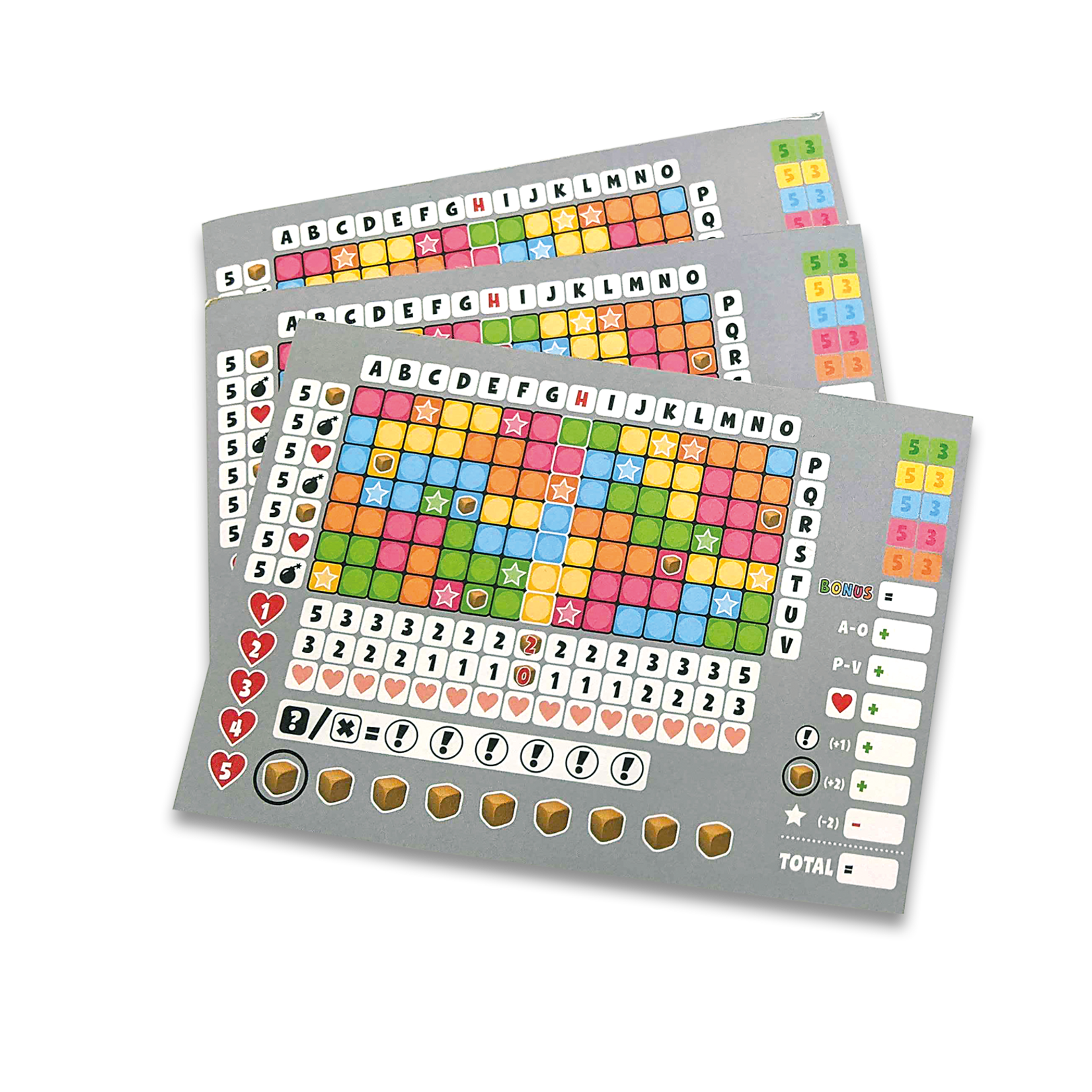 999 Games Scoreblokken Keer op Keer 2 twee stuks Level 1