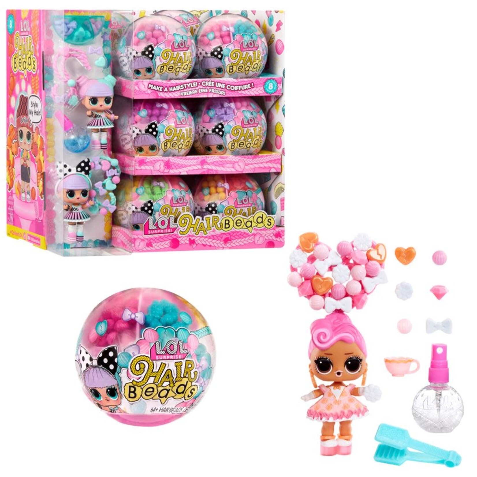 LOL LOL Surprise Hair Beads Tots Assorted (per stuk)