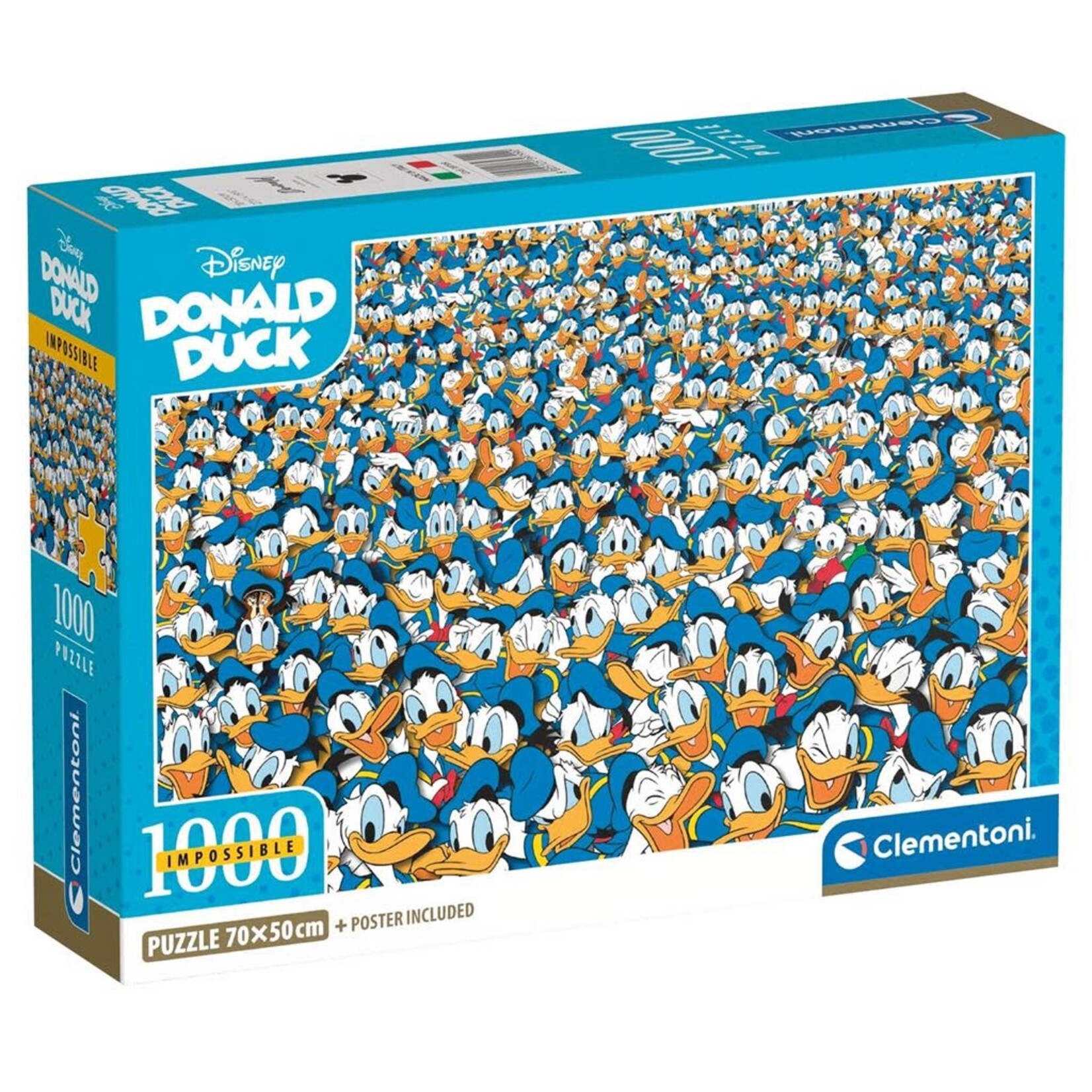 Clementoni Clementoni Donald Duck Puzzel Impossible 1000