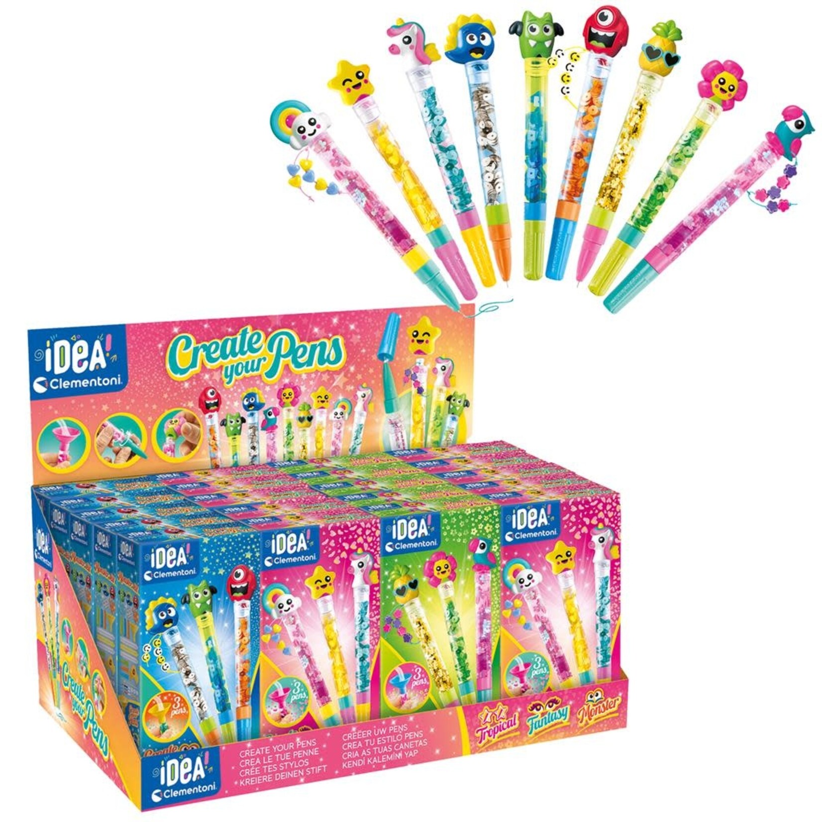Clementoni Clementoni Idea Create Your Pens 3 Assorted (per doosje)