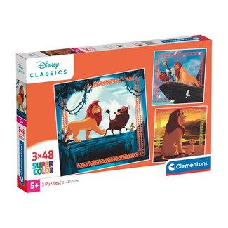Clementoni Clementoni The Lion King Puzzel 3x48st