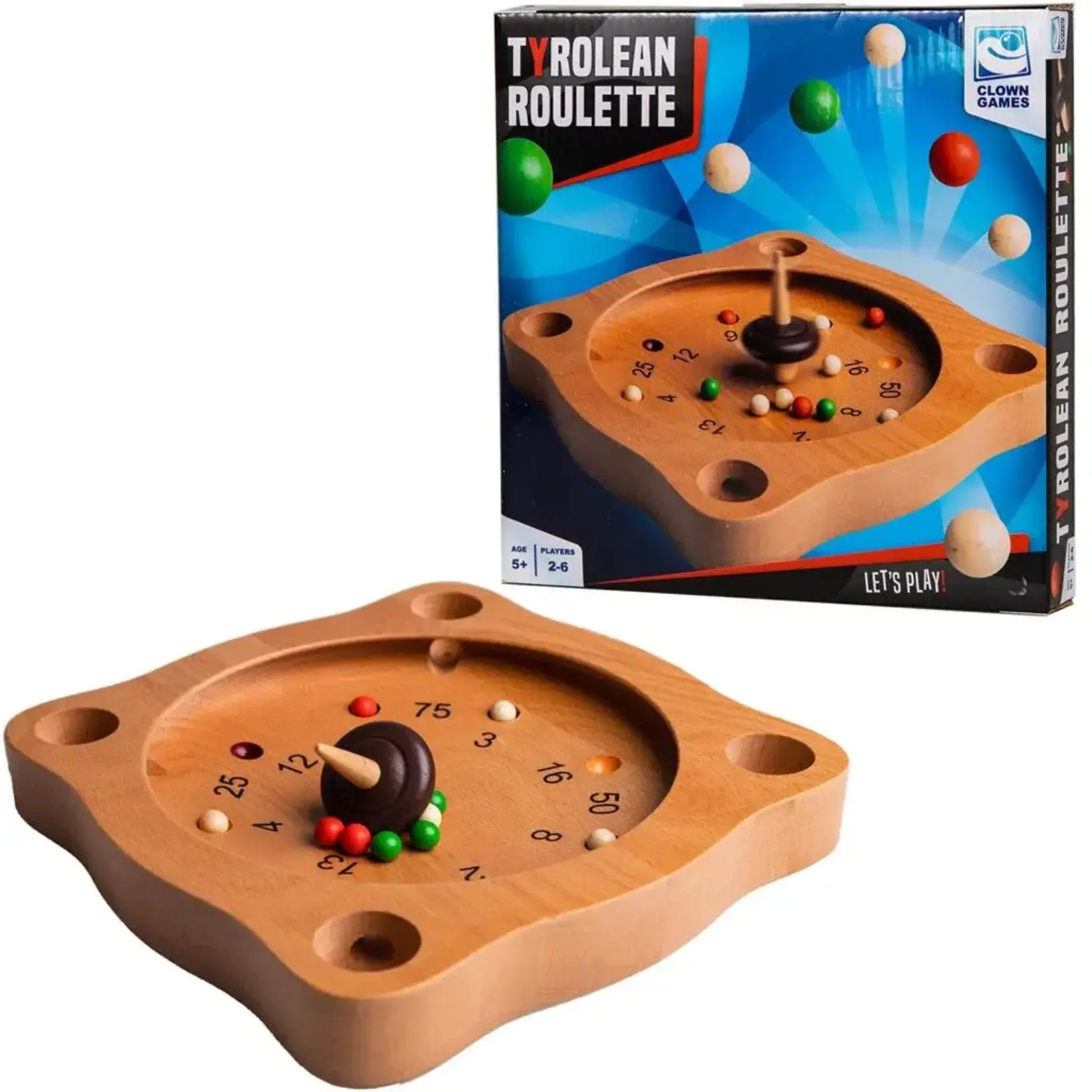 Clown Clown Games Tiroler Roulette Hout