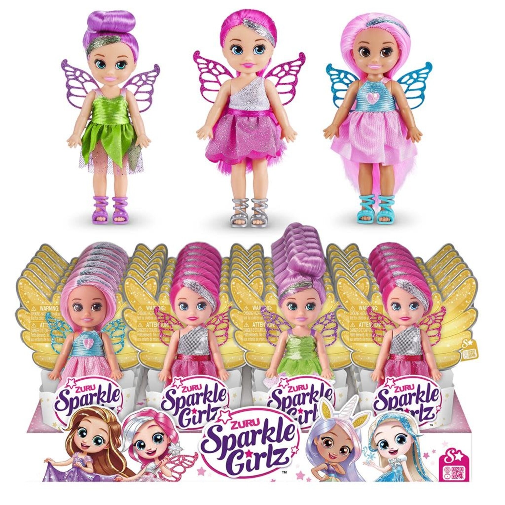 Sparkle Girlz Sparkle Girlz Mini Floral Fairy 3 assorted (per stuk)