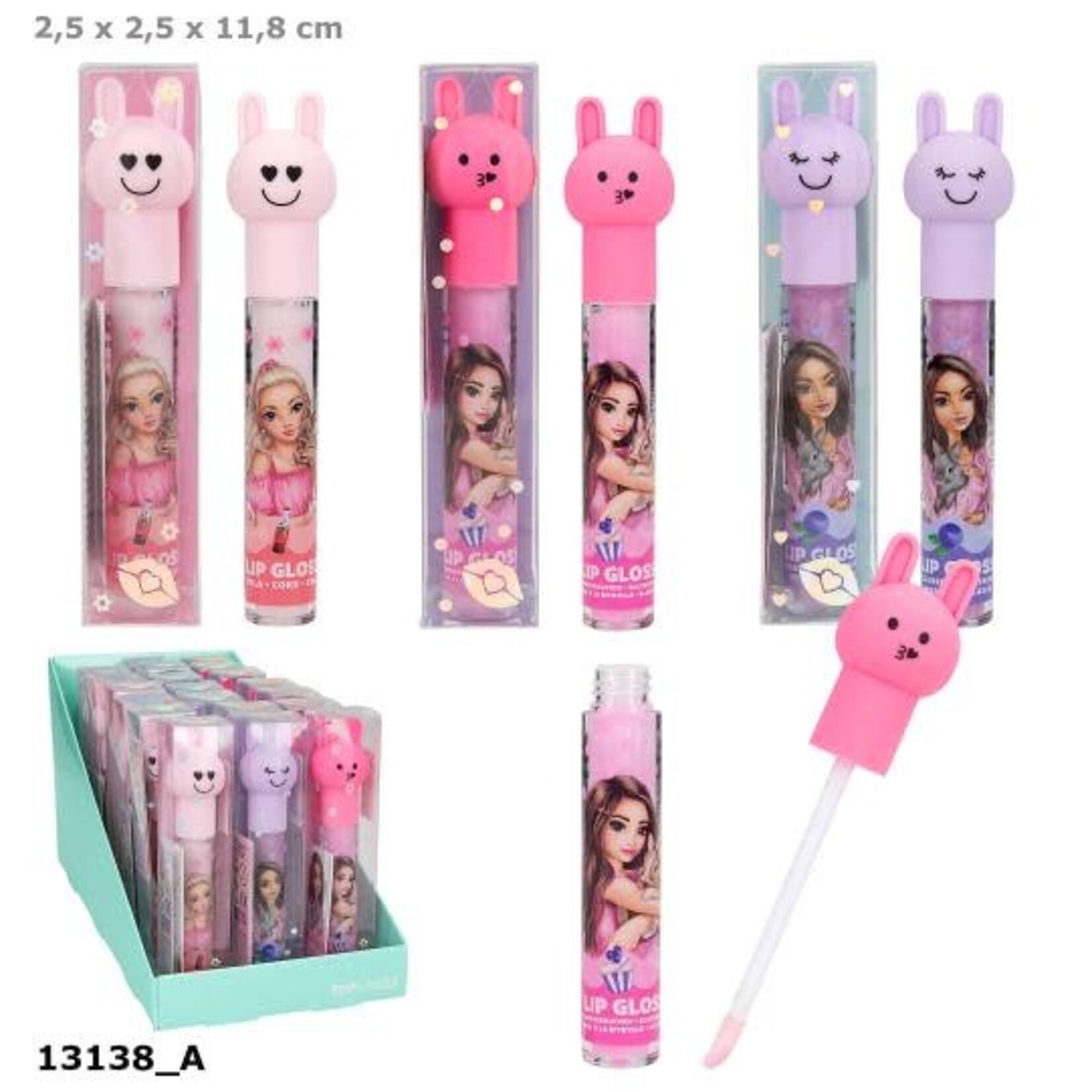 Topmodel TOPModel lipgloss konijntje BEAUTY and ME (per stuk)