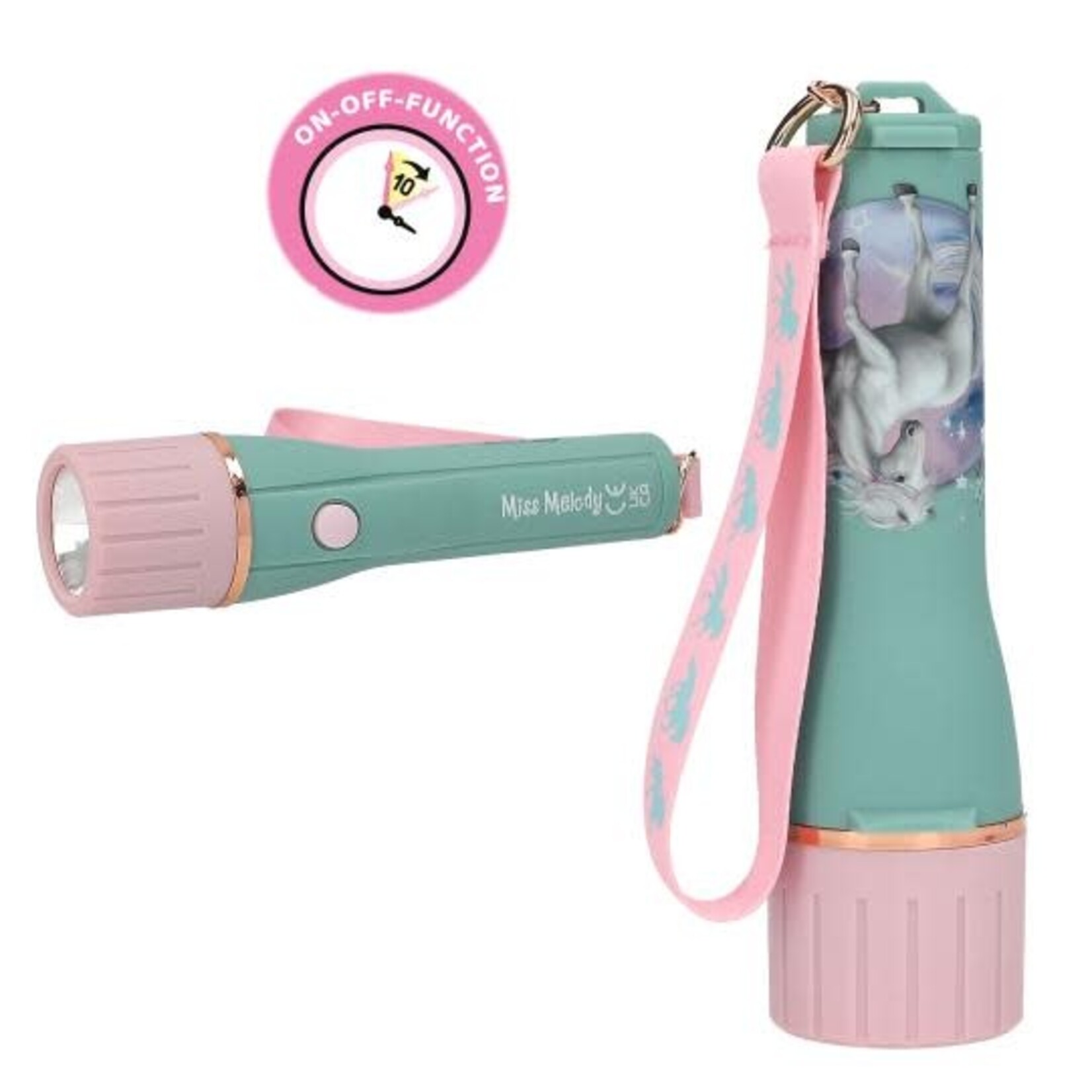 Miss Melody Miss Melody zaklantaarn met timer (per stuk)