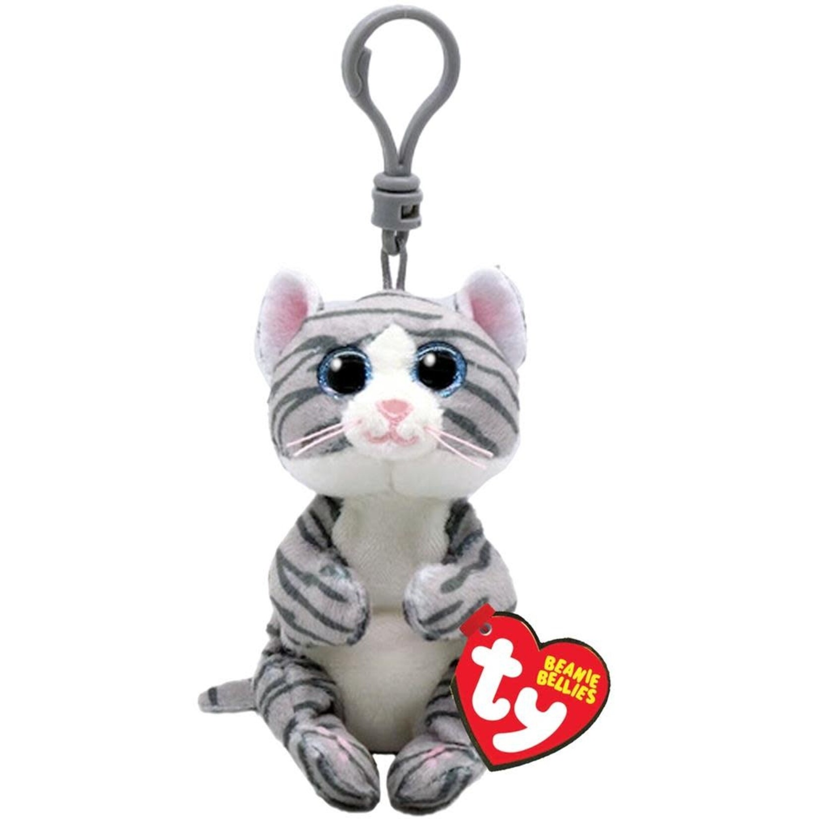 Ty Ty Beanie Bellies Clip Mitzi Cat 10cm