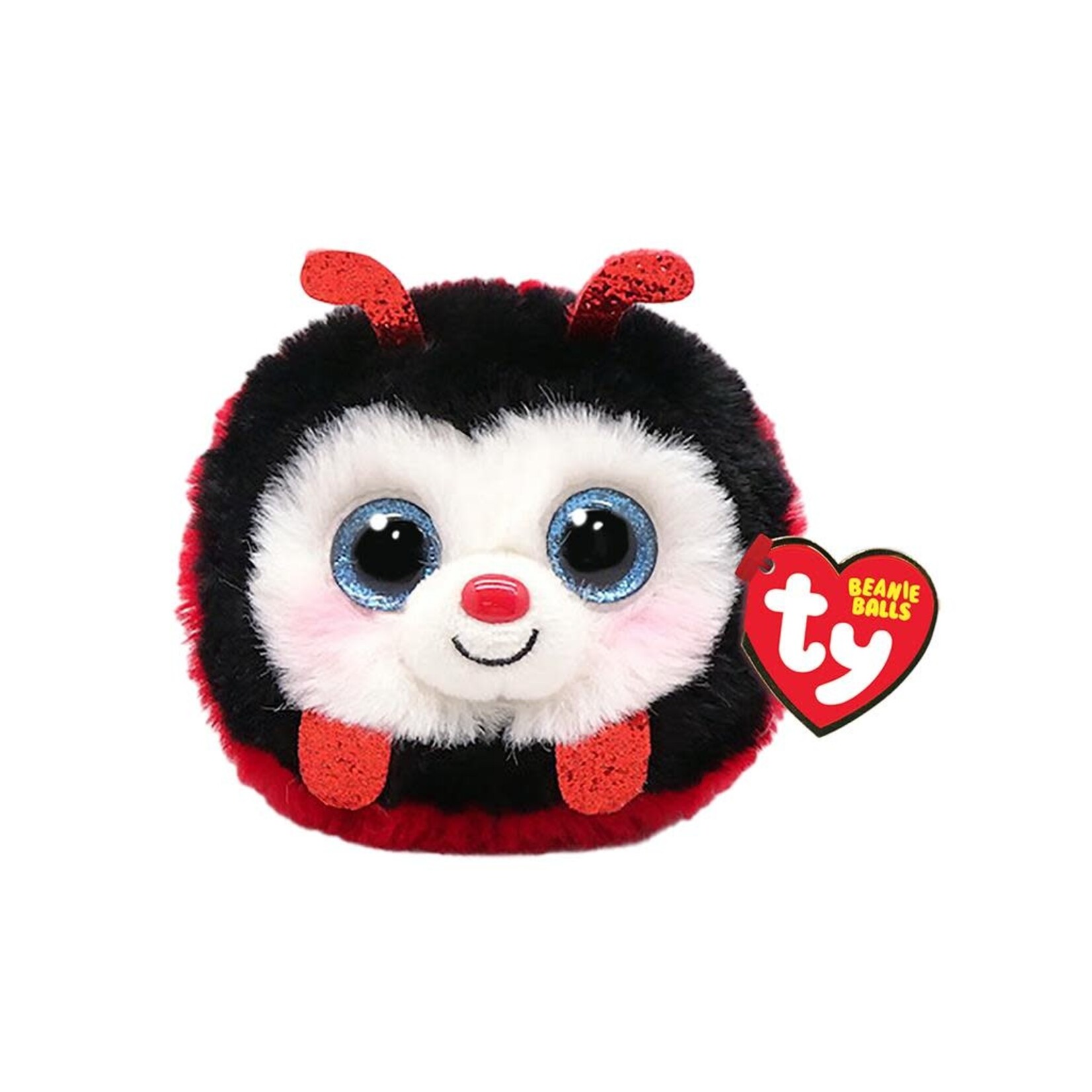 Ty Ty Teeny Puffies Izzy Ladybug 10cm