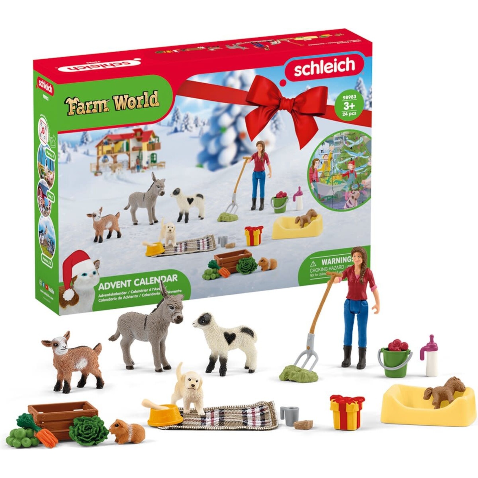 Schleich SCHLEICH - FARM WORLD - 98983 ADVENTKALENDER FARM WORLD 2023