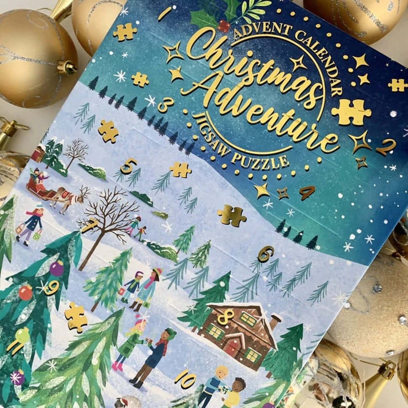 Gibsons Christmas Adventure Advent Calendar (Multi) - puzzel Gibsons