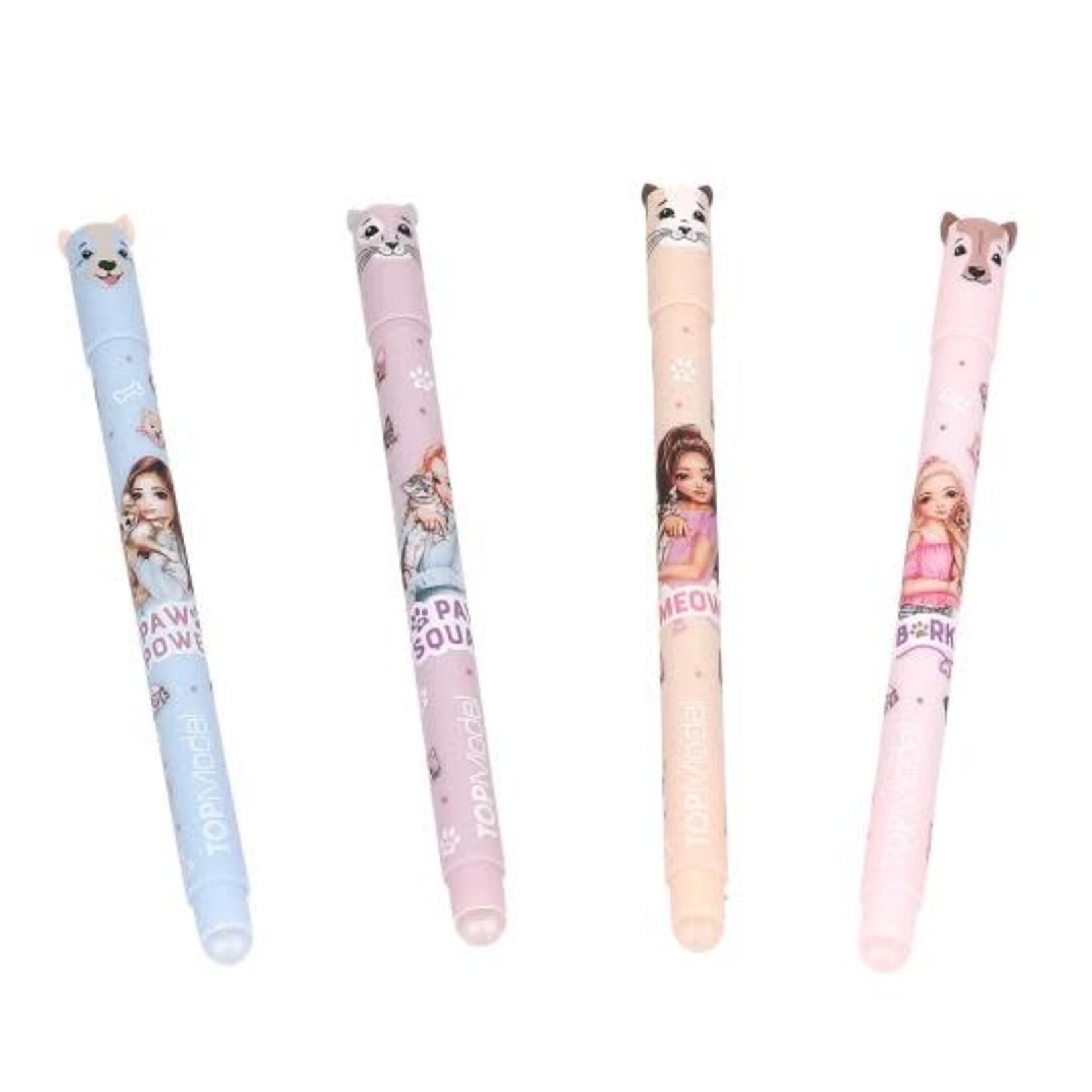Topmodel TOPModel uitgumbare pen KITTY& DOGGY (per stuk)