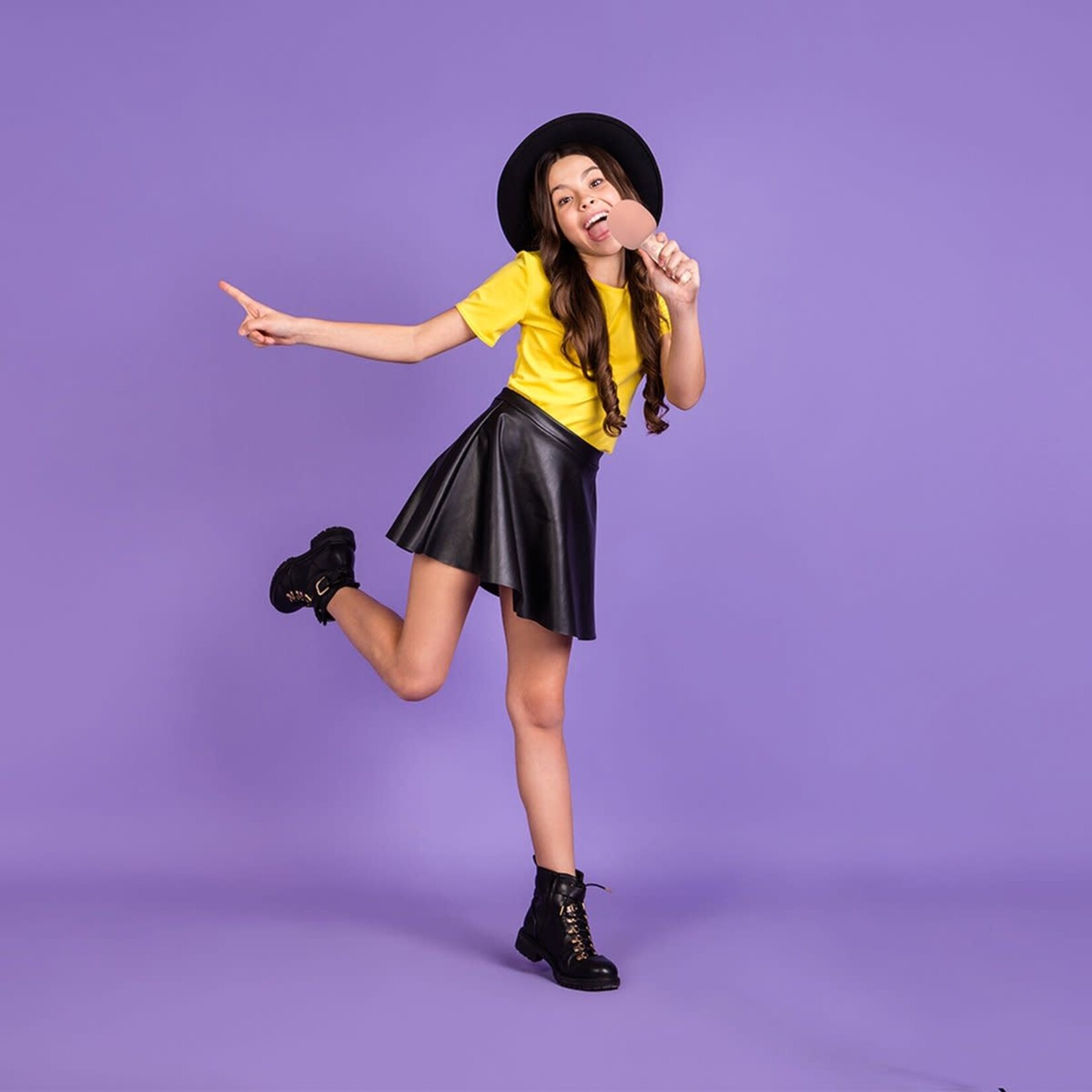 Qware Qware karaoke microfoon roze