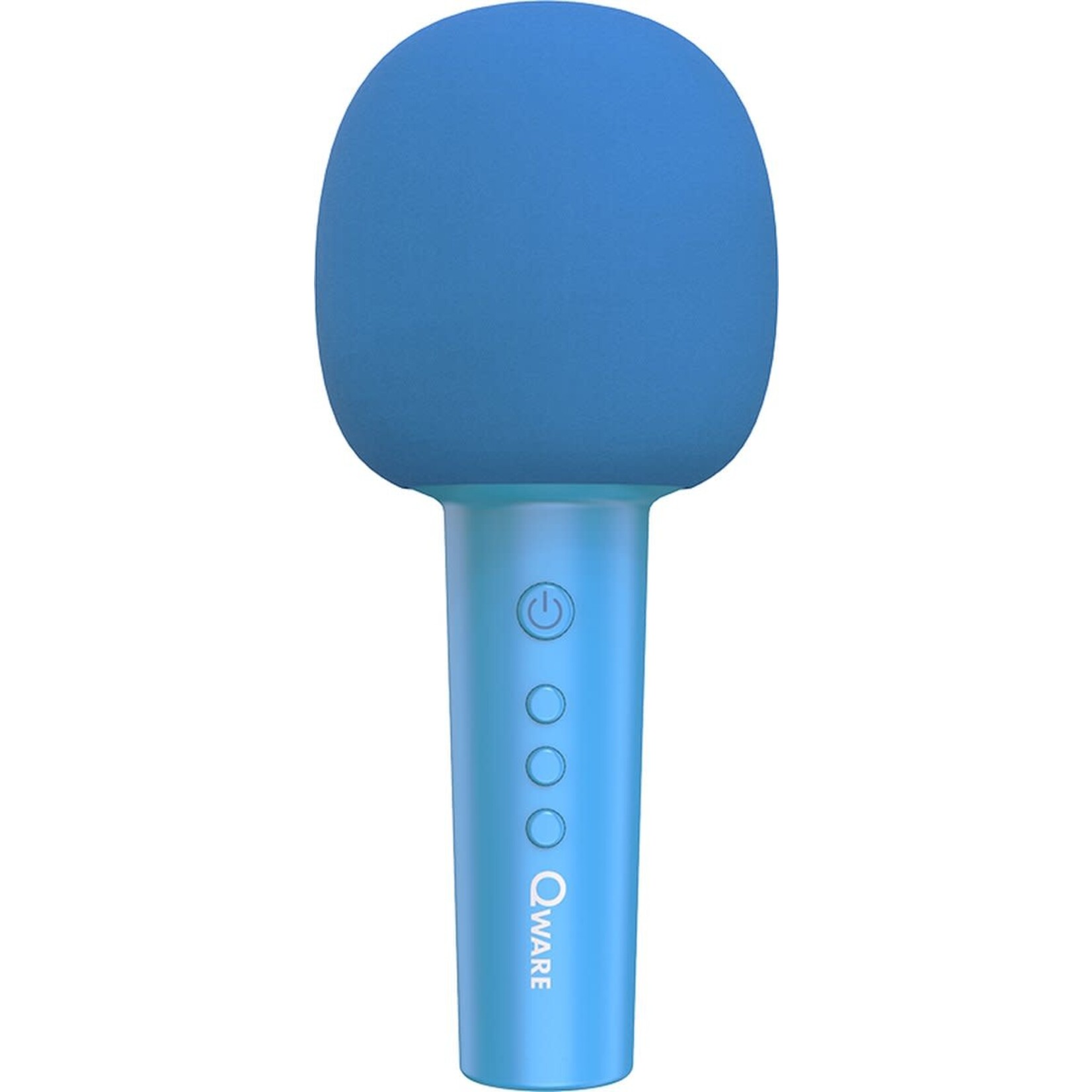 Qware Qware karaoke microfoon blauw