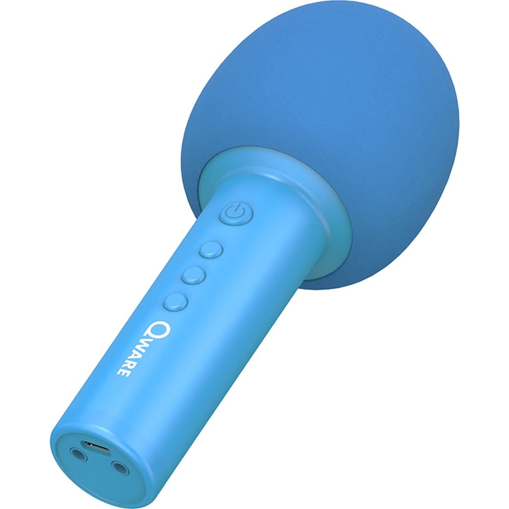 Qware Qware karaoke microfoon blauw