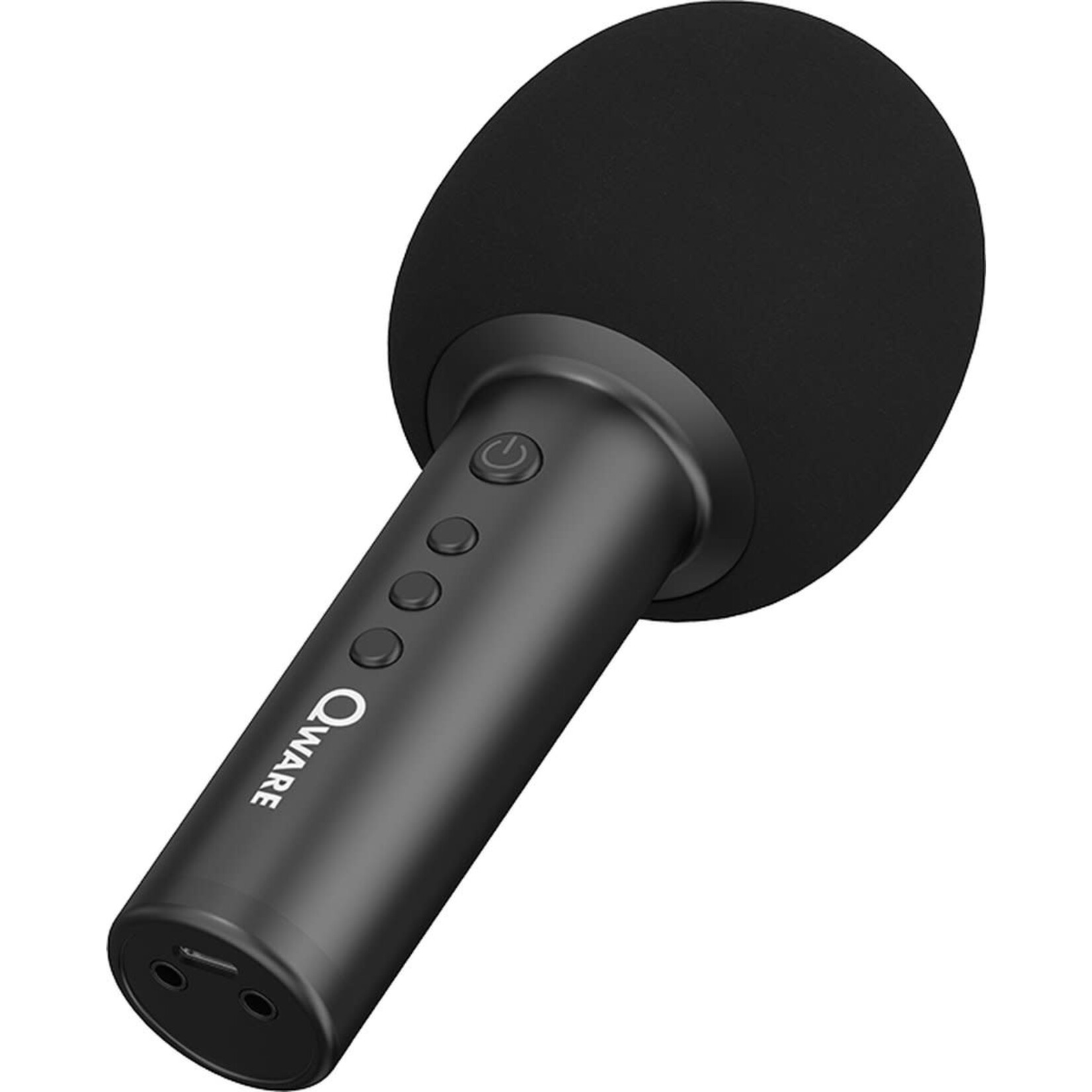 Qware Qware karaoke microfoon zwart