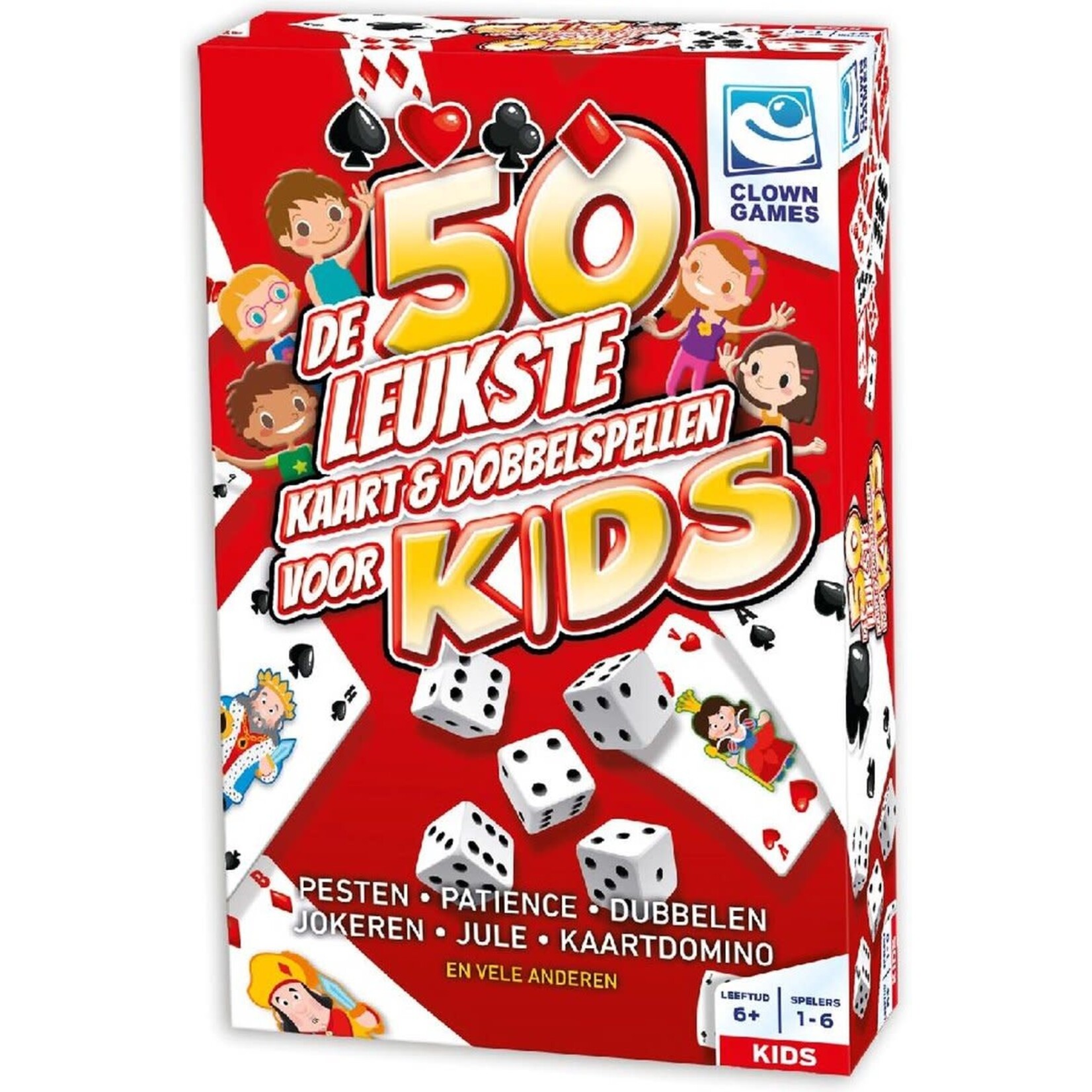 Clown Clown Games Kids 50 Kaart&Dobbel Spellen