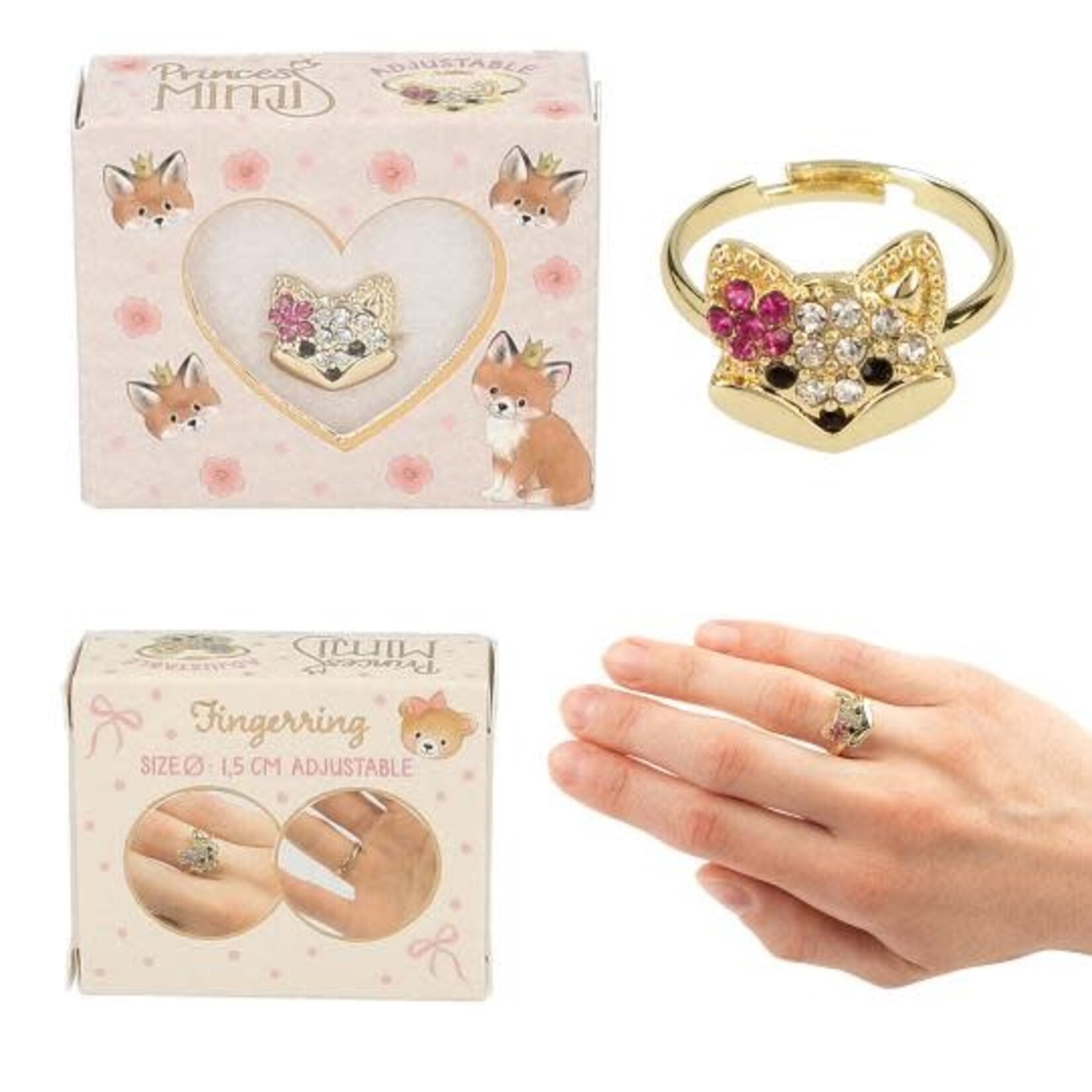 Princess Mimi Princess Mimi meisjes ring (per stuk)