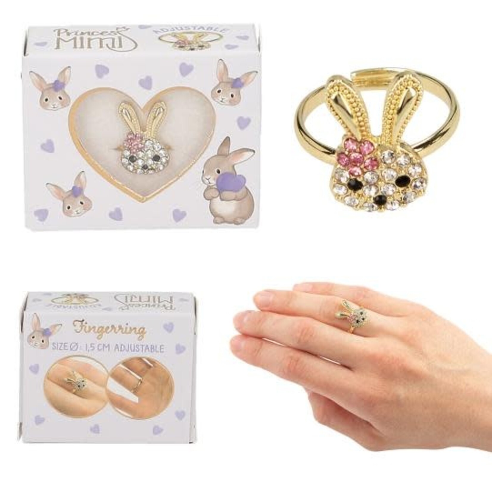 Princess Mimi Princess Mimi meisjes ring (per stuk)