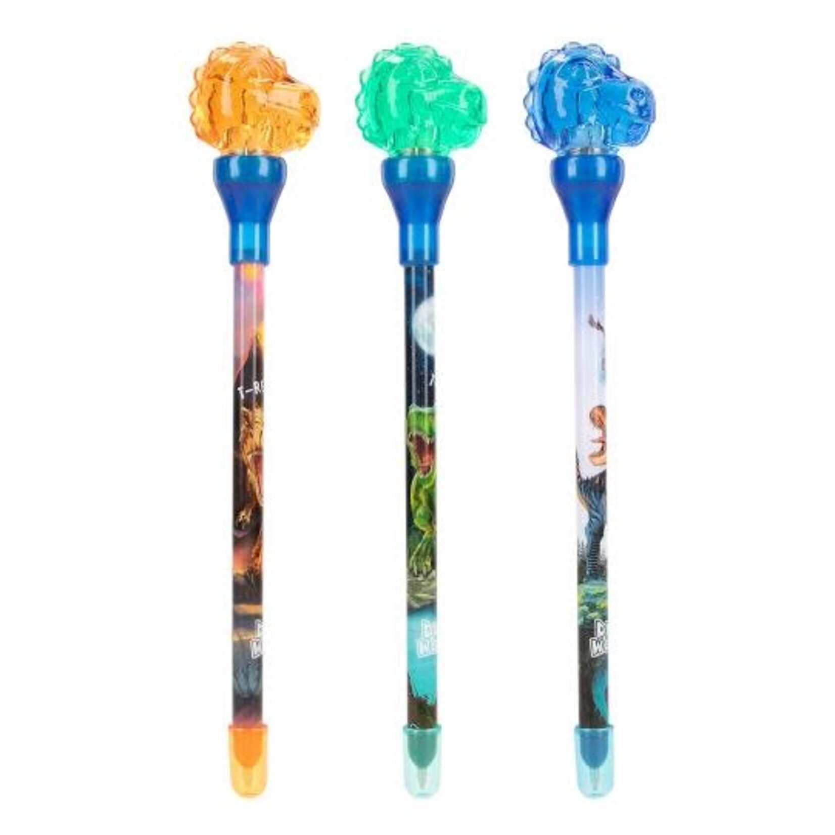 Dinoworld Dino World pen met licht (per stuk)