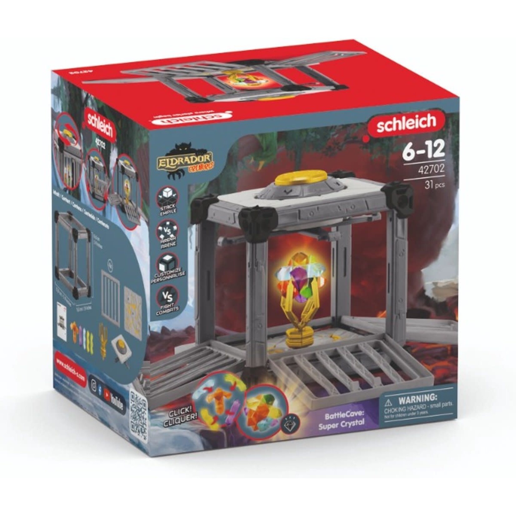 Schleich SCHLEICH - ELDRADOR - 42702 BATTLECAVE SUPERKRISTALLEN