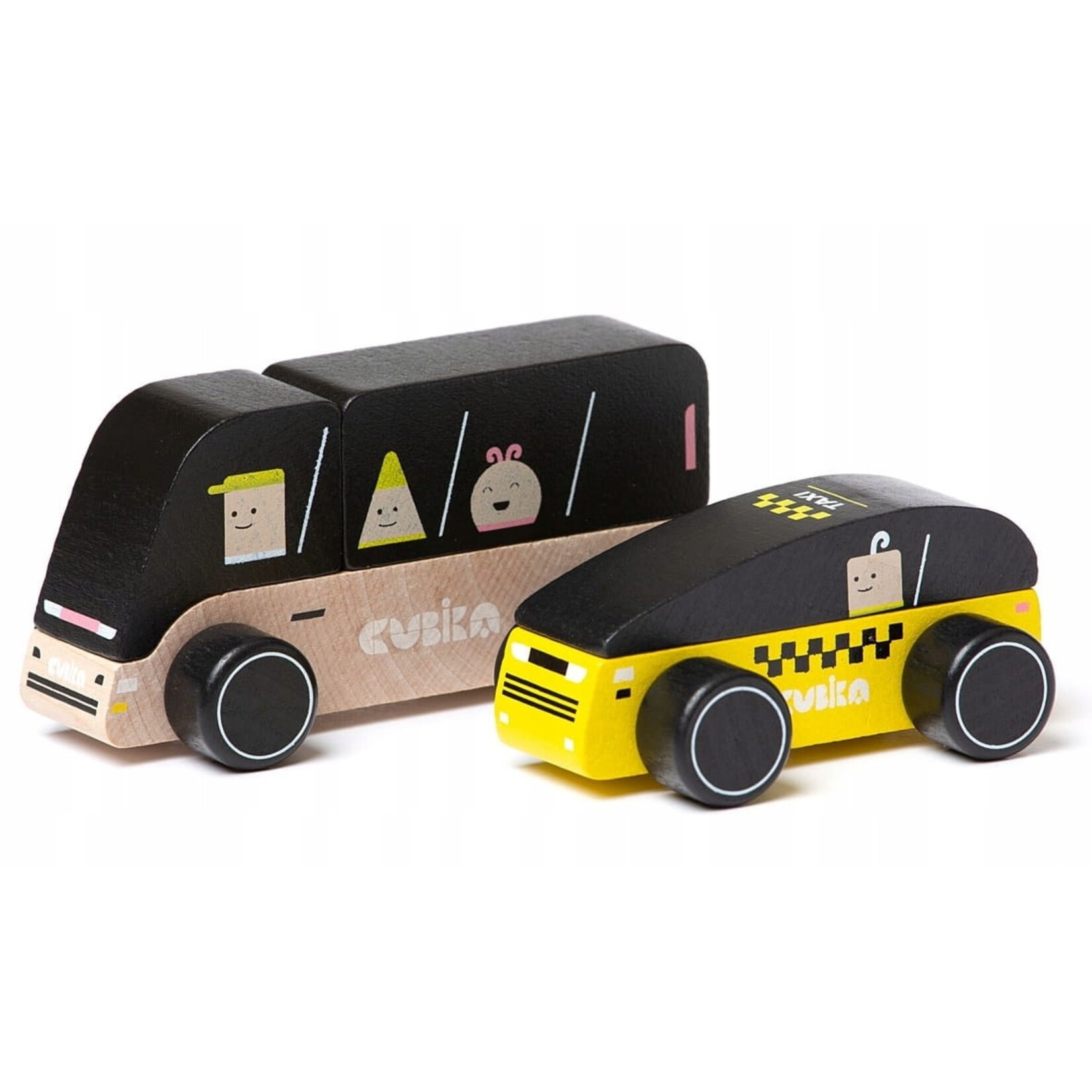 Cubika Cubika Wooden set "City transport"