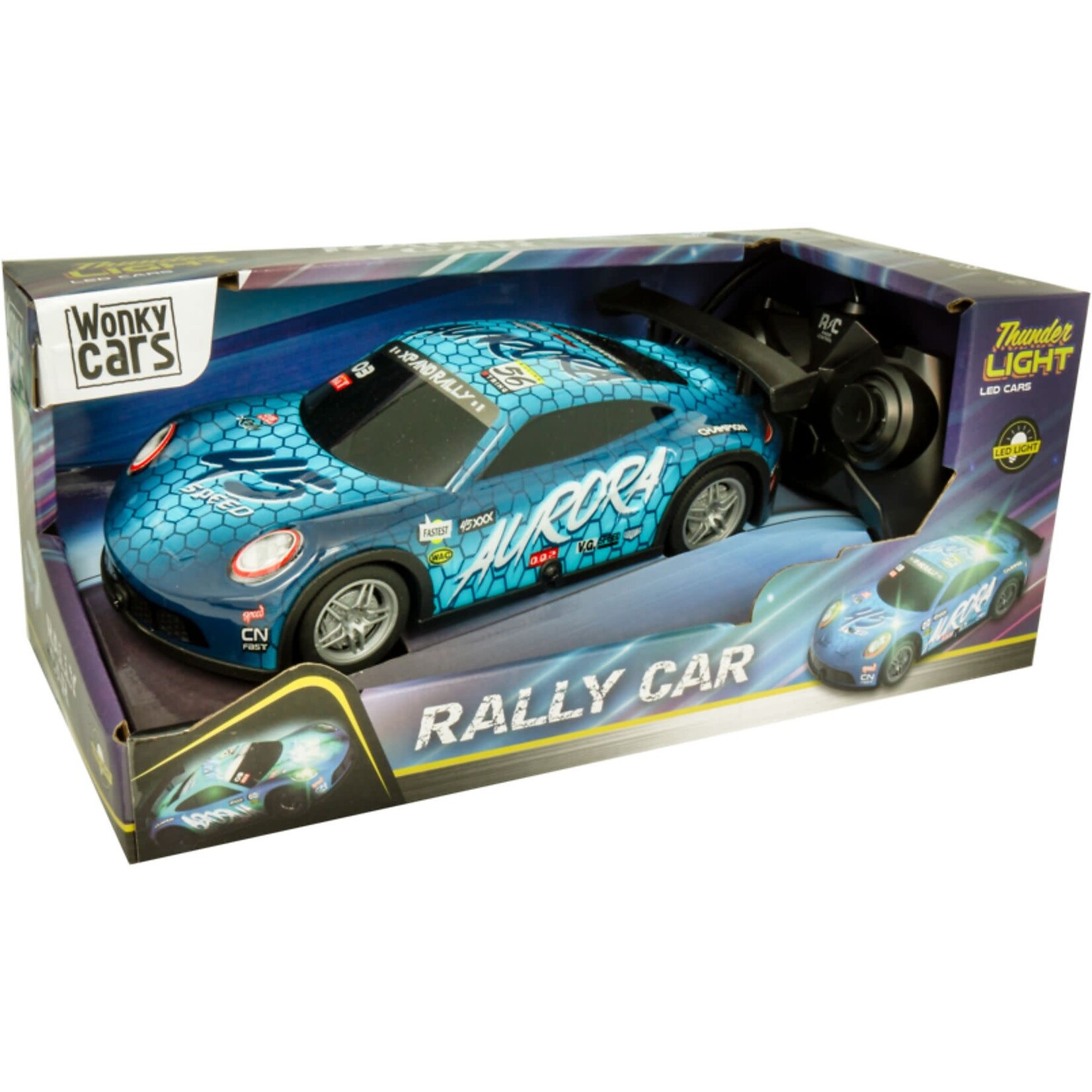 Wonky Monky Thunder Light auto RC  Rally 2 (1:22)