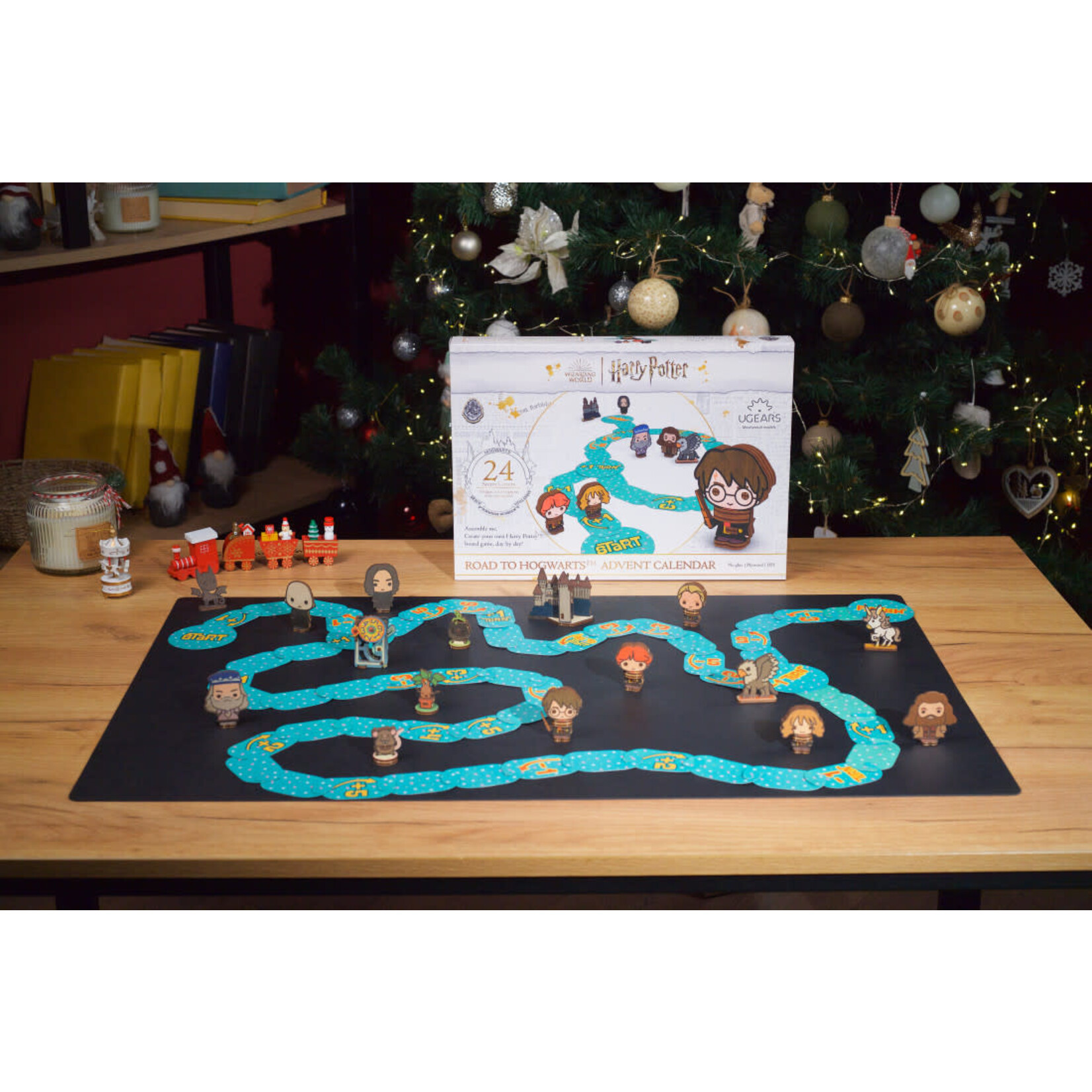 Ugears Road to Hogwarts™ Harry Potter - Adventkalender - Modelbouw - Hout - Bordspel