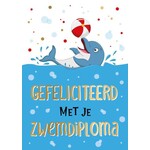Artige Kaart Zwemdiploma 1