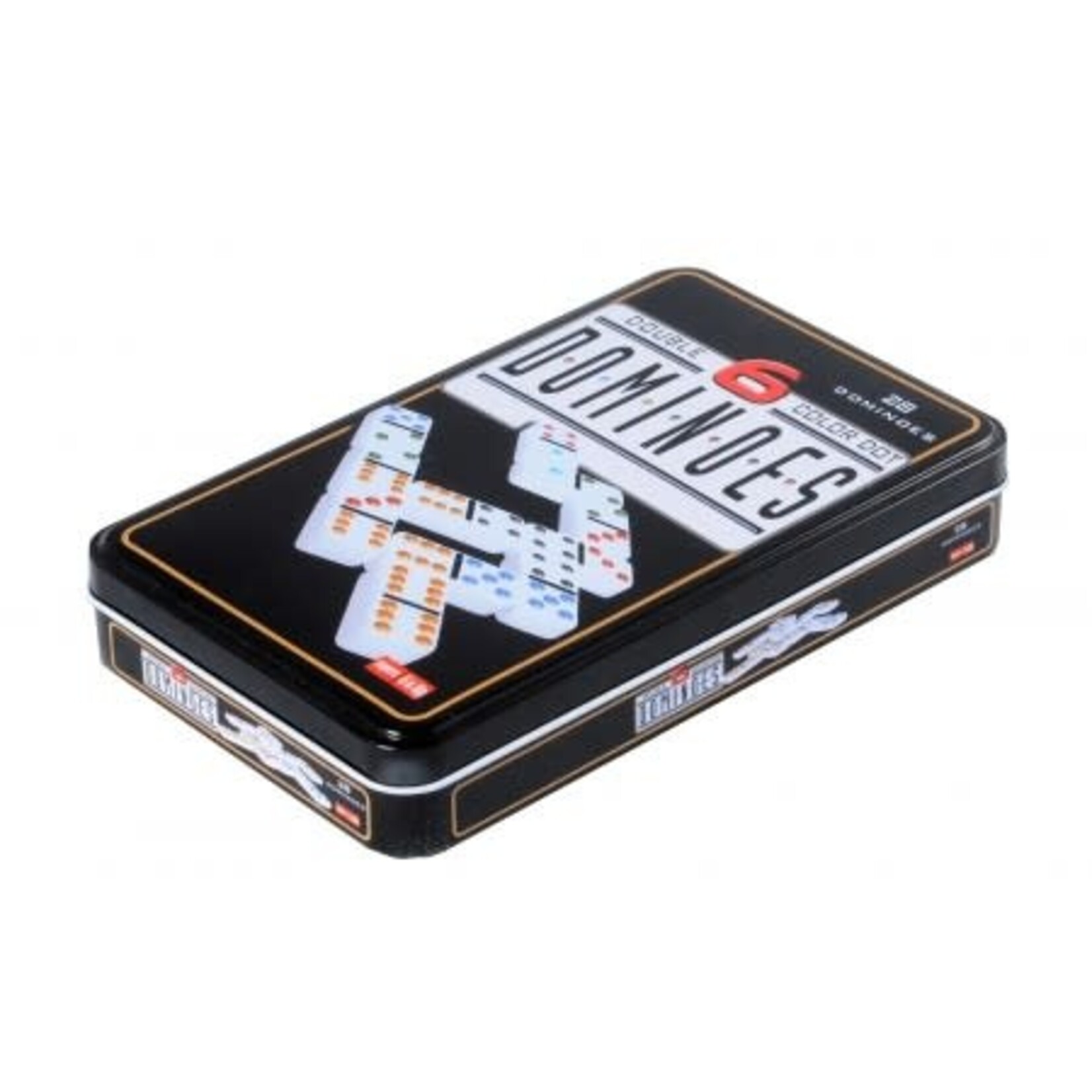 Longfield games Domino dubbel 6 in blik