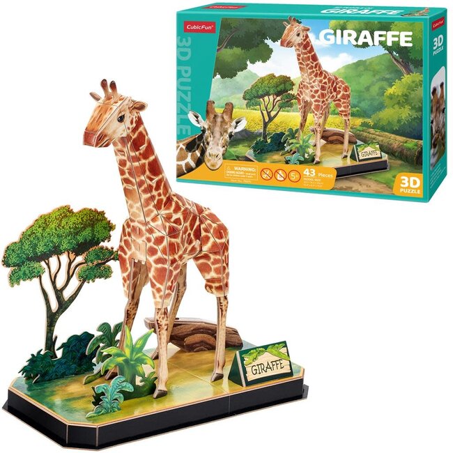 Cubic Fun Cubic Fun 3d Puzzel Giraffe