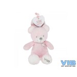 VIB Pluche Beer Zittend 35cm ROZE