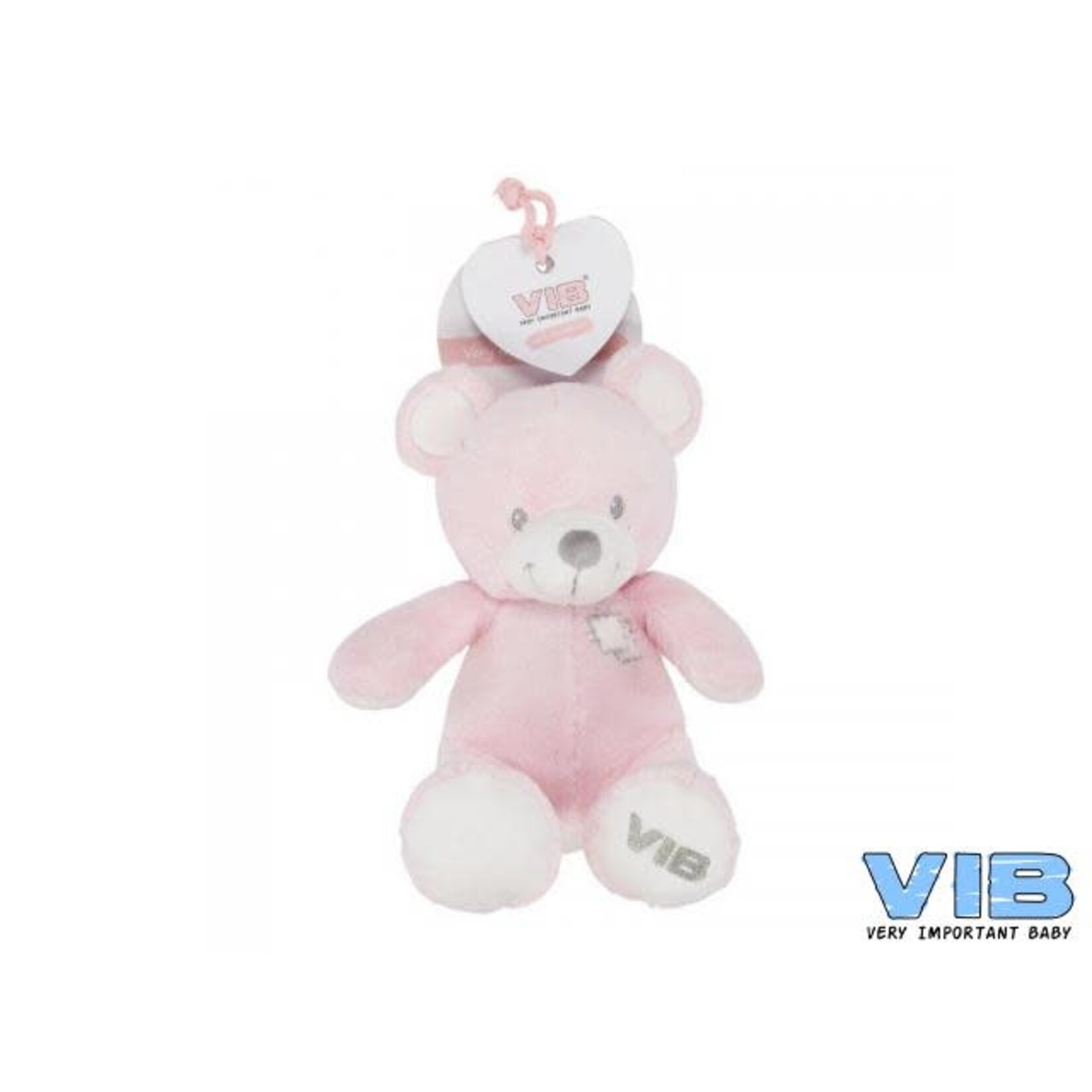 VIB Pluche Beer Zittend 35cm ROZE