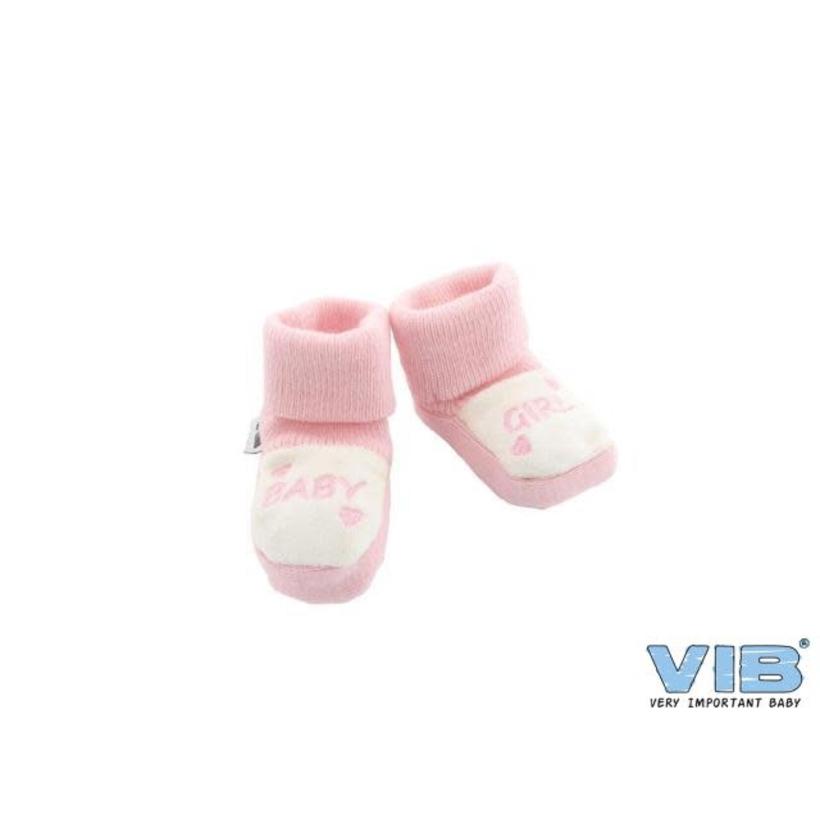 VIB Baby Girl ROZE Slofjes (per paar)