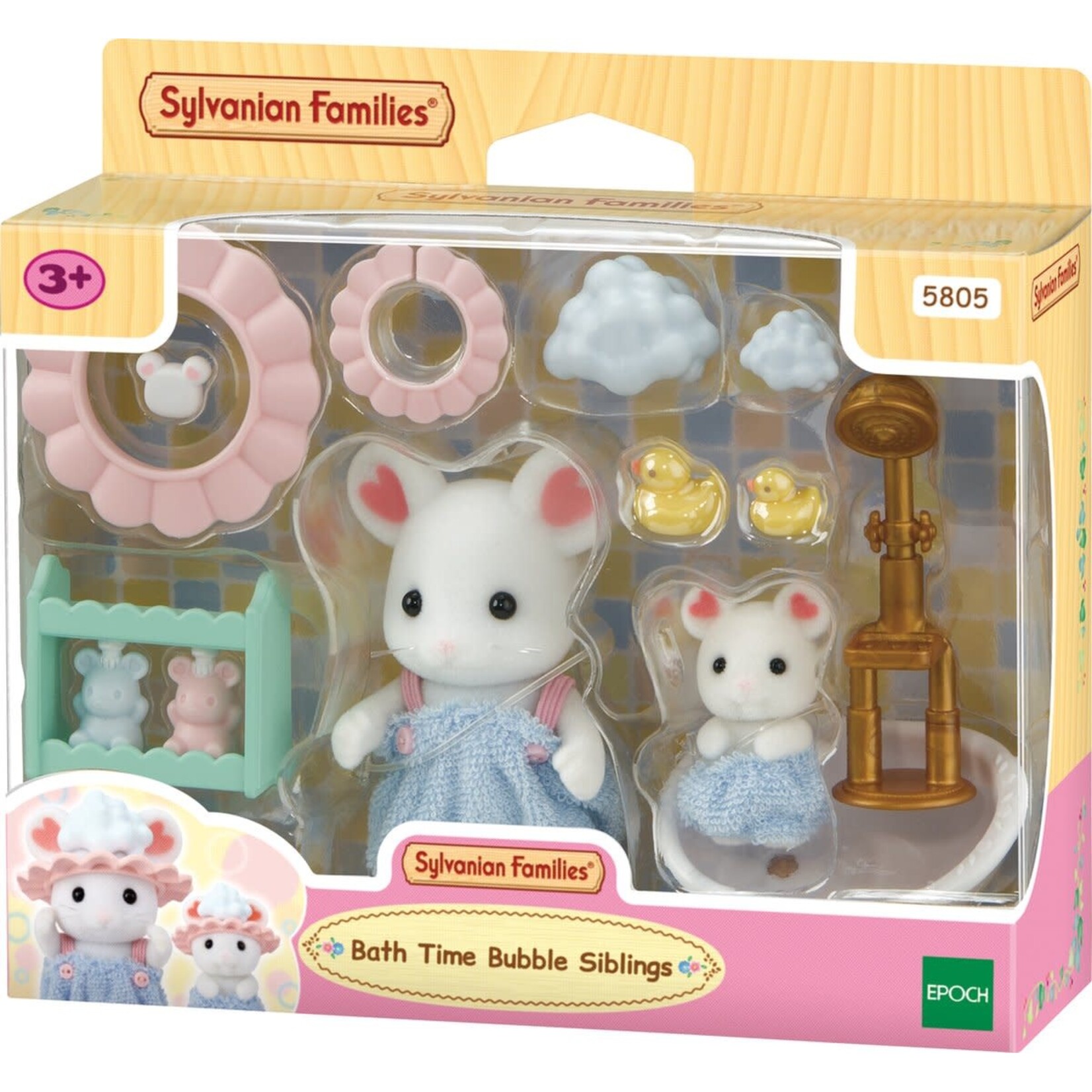 Sylvanian Families Sylvanian families bubbel badtijd broer zus 5805