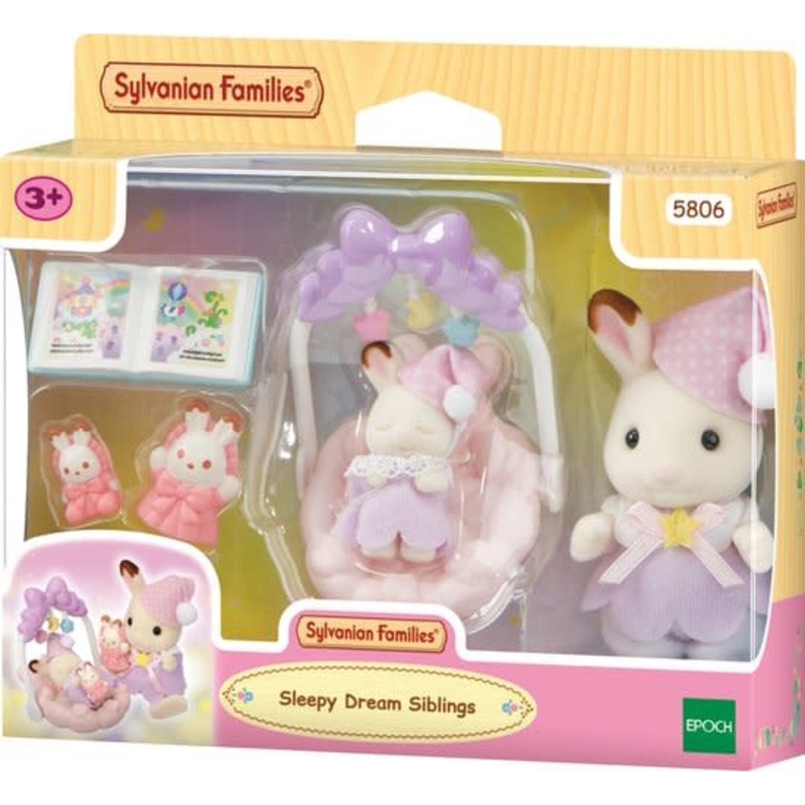 Sylvanian Families Sylvanian families slaperige droomset broer zus 5806