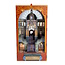Ugears DIY Antwerpen Railway Cathedral - miniatuur huisje - Boekensteun met licht