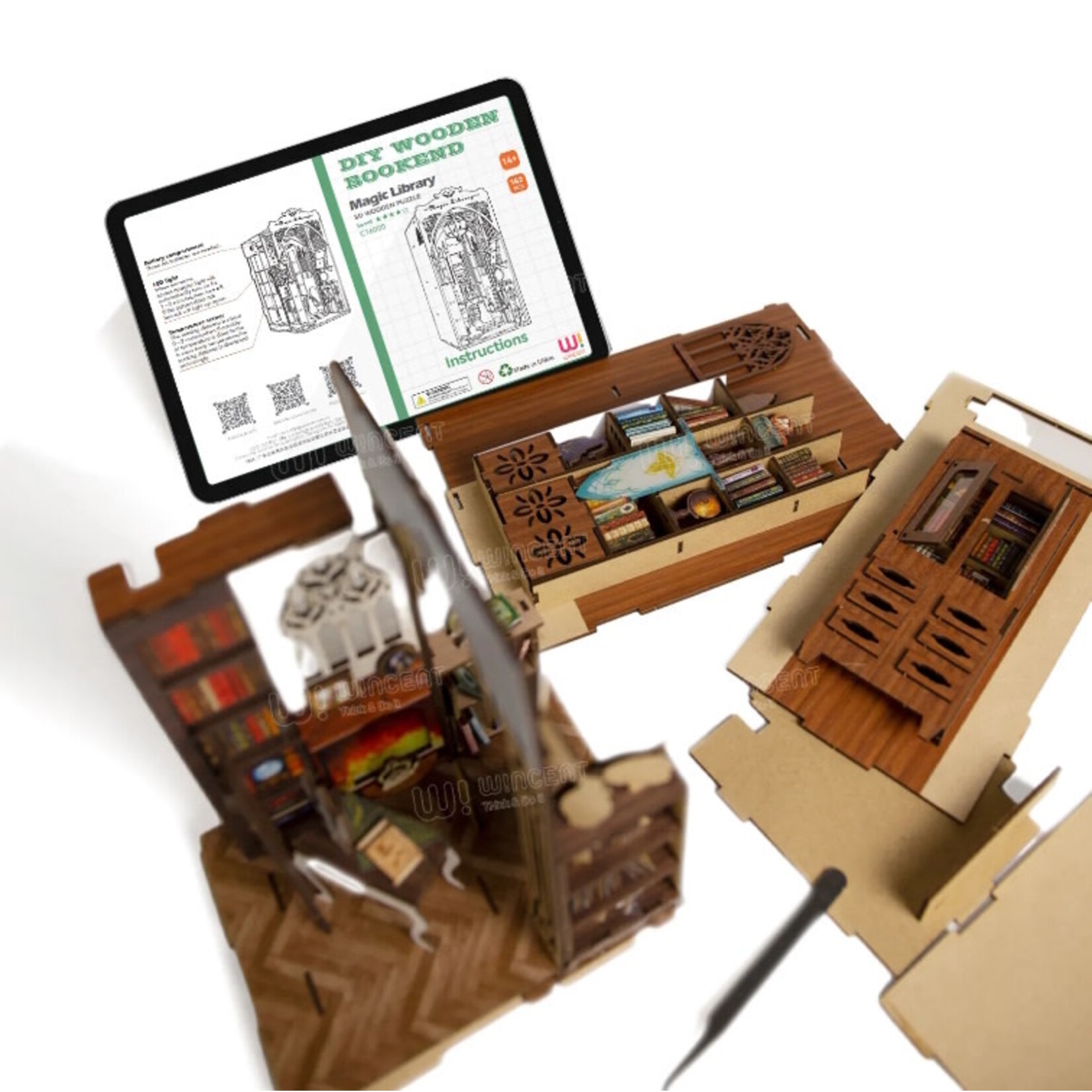 Ugears DIY Magic Library