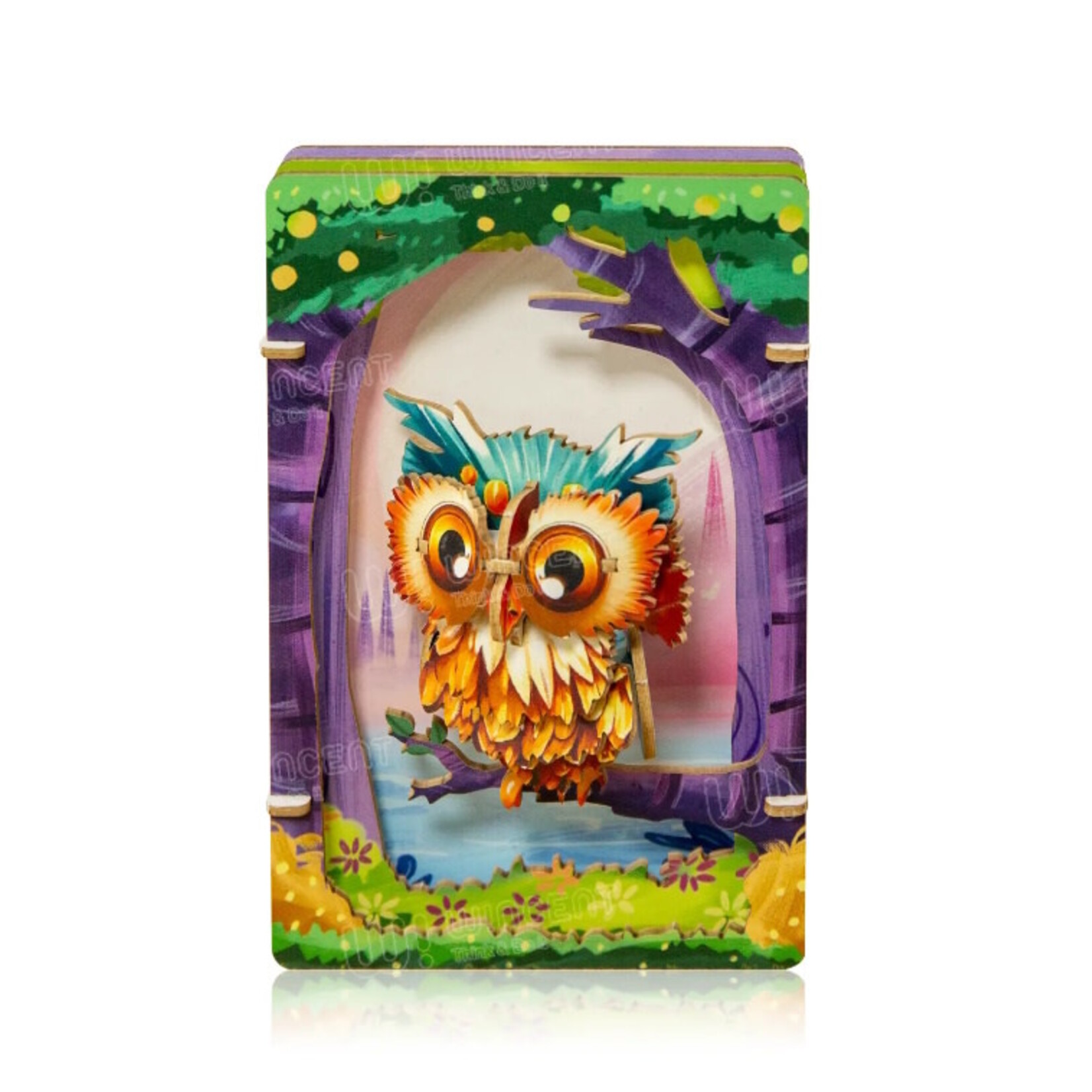 Ugears DIY 3D Theater Puzzle Owl